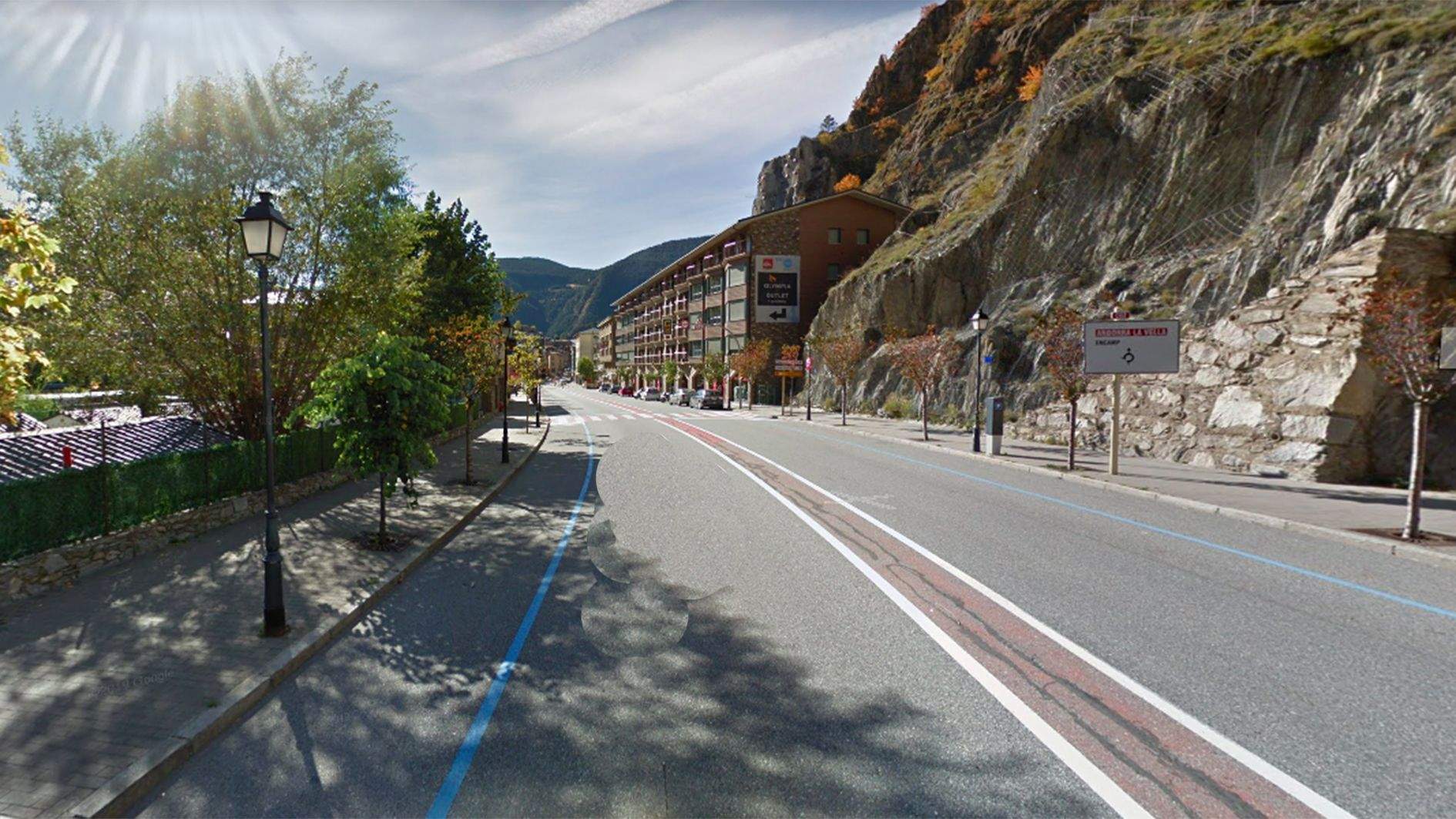 Imatge d'arxiu de la zona on hi hauria hagut l'incident anit.