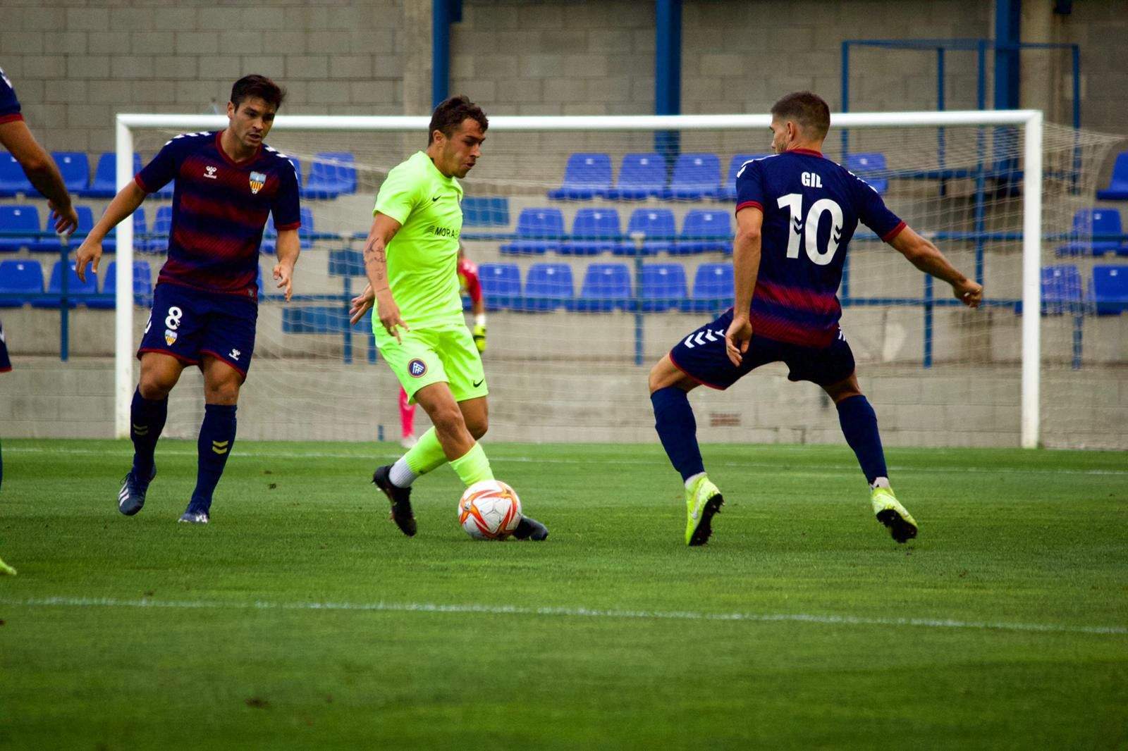 Un instant del partit.