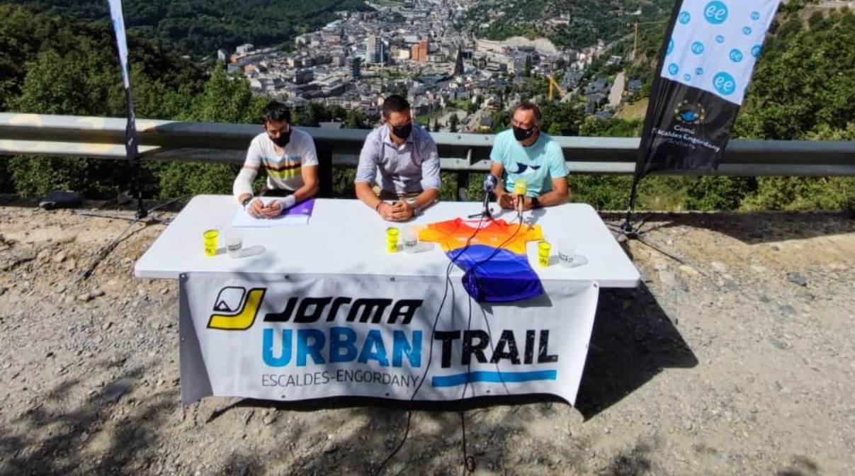 Roda de premsa de presentació de la Jorma Urban Trail.