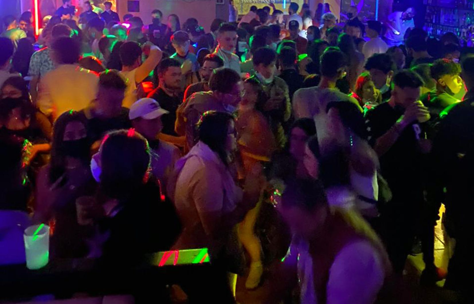 Imatge de la nit en què es va fer la prova pilot.