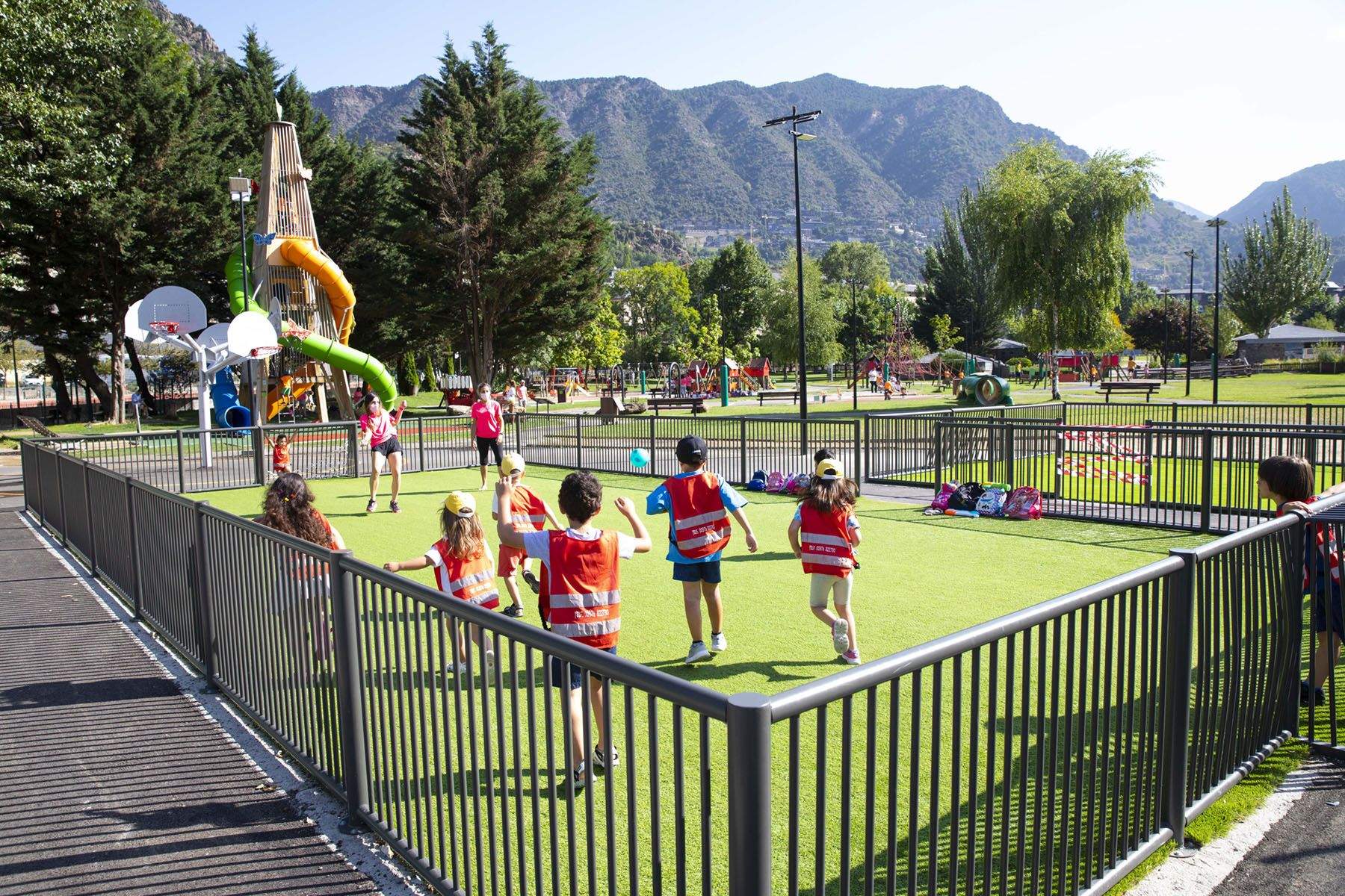 Una de les noves minipistes al Parc Central