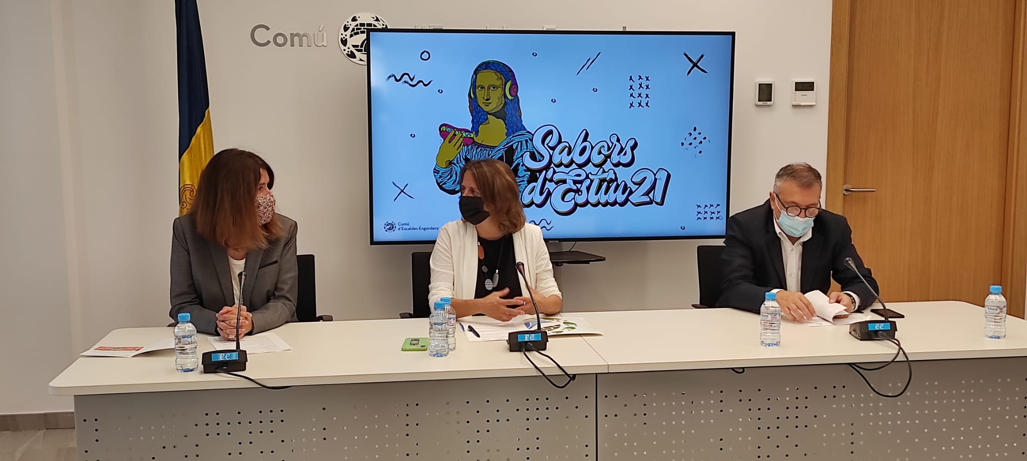 Un moment de la presentació del 'Sabors d'Estiu'.