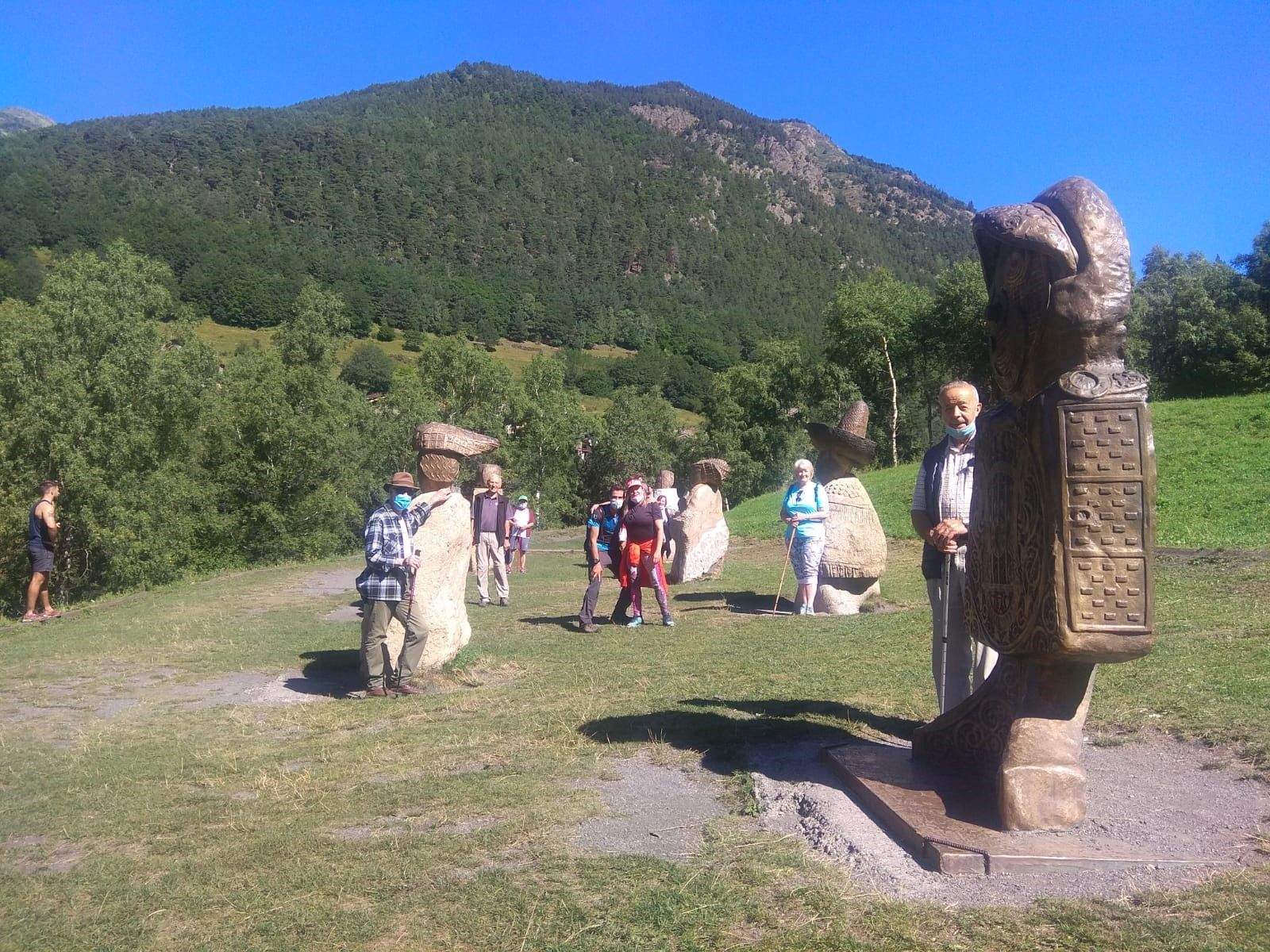 Els participants durant un moment de l'excursió.