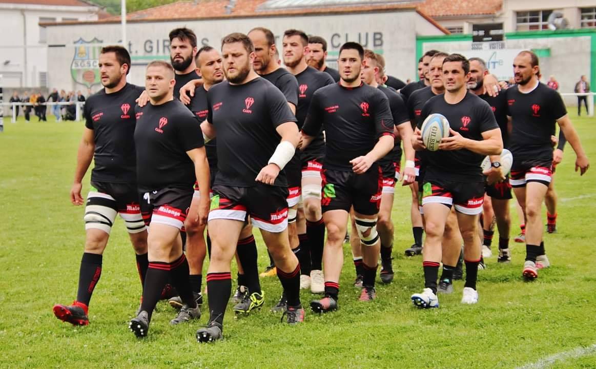 L'equip del Saverdun en un partit de la temporada passada.
