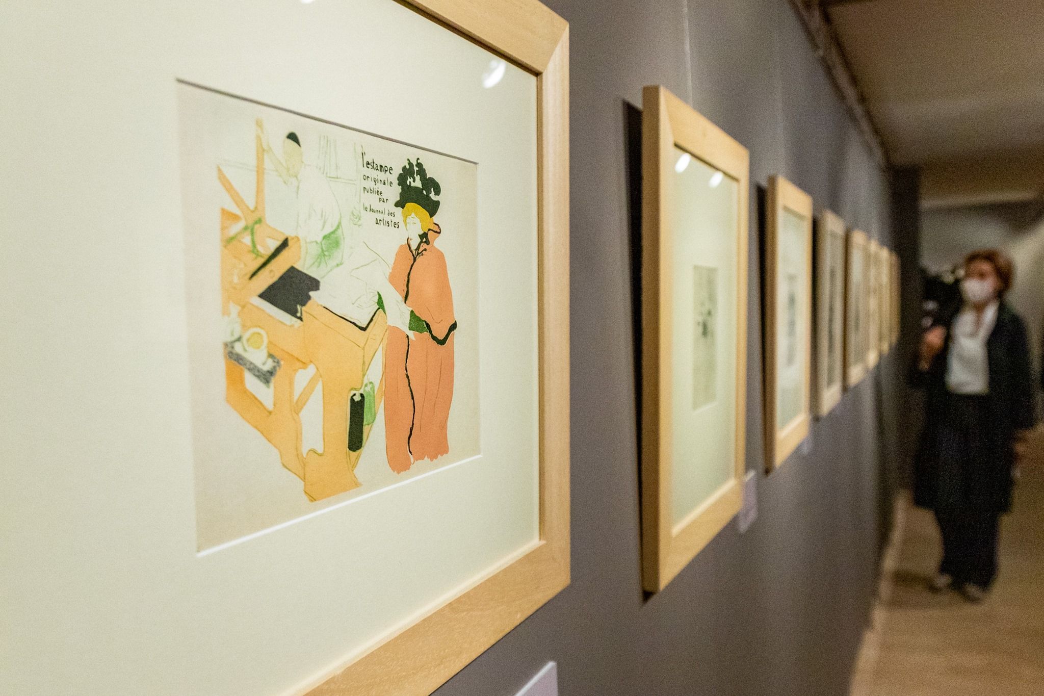 Diversos dels gravats exposats a la mostra. Diversos dels gravats exposats a la mostra.