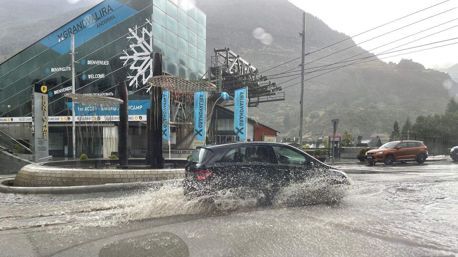 Una imatge d'Encamp després de la tempesta