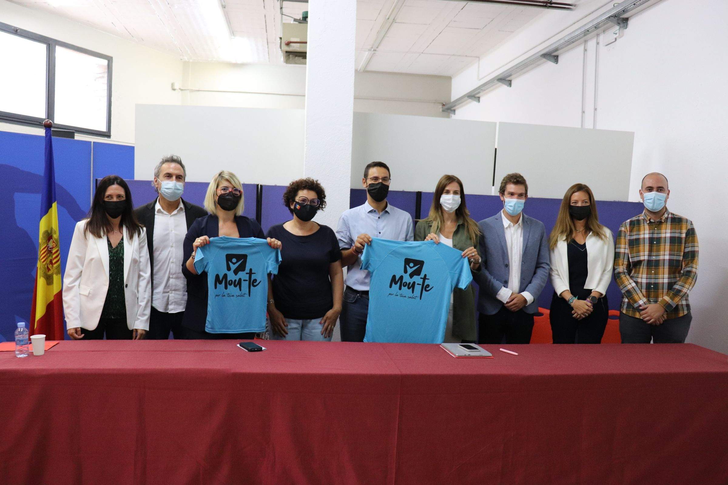 Tots els implicats en la campanya d'hàbits saludables del 2021.