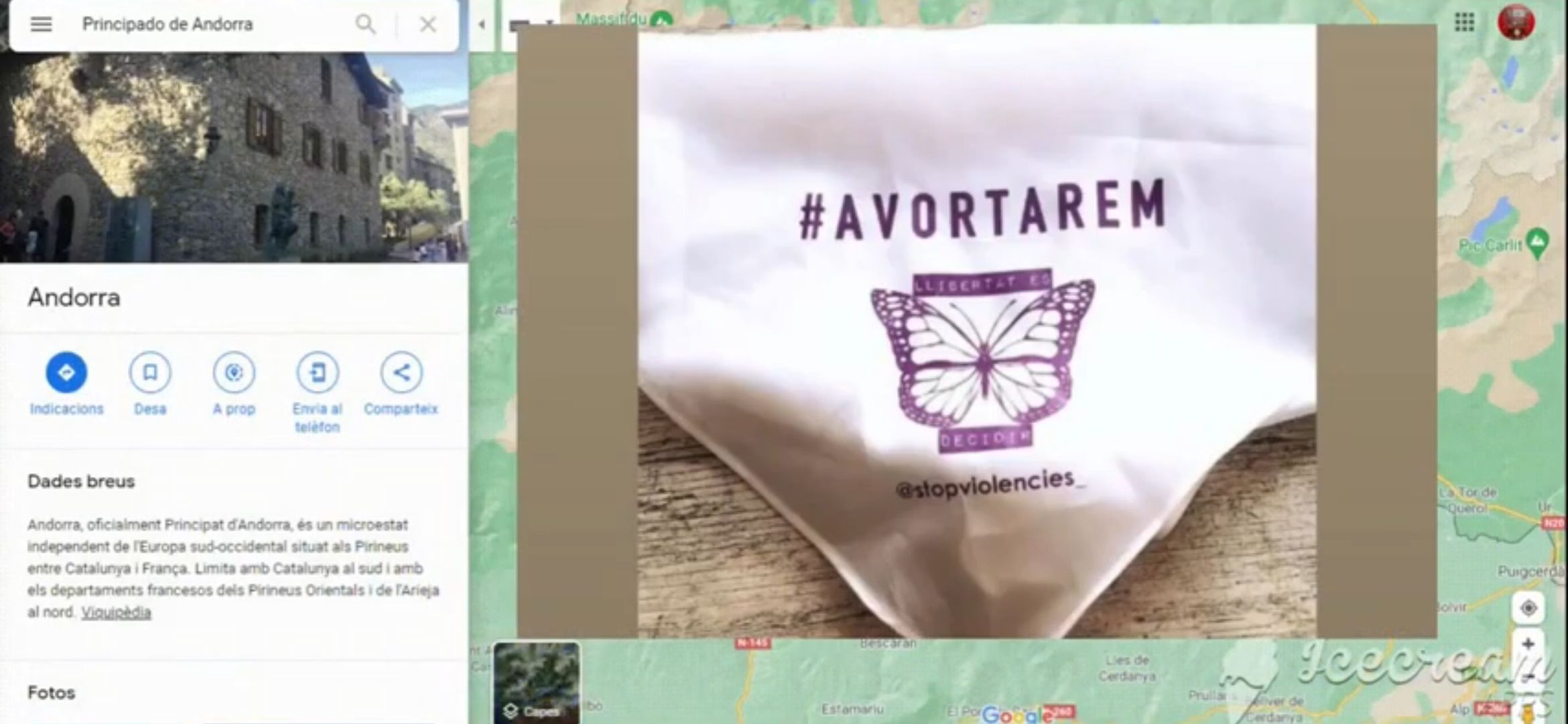 Un clip del vídeo d'Stop Violències Un clip del vídeo d'Stop Violències