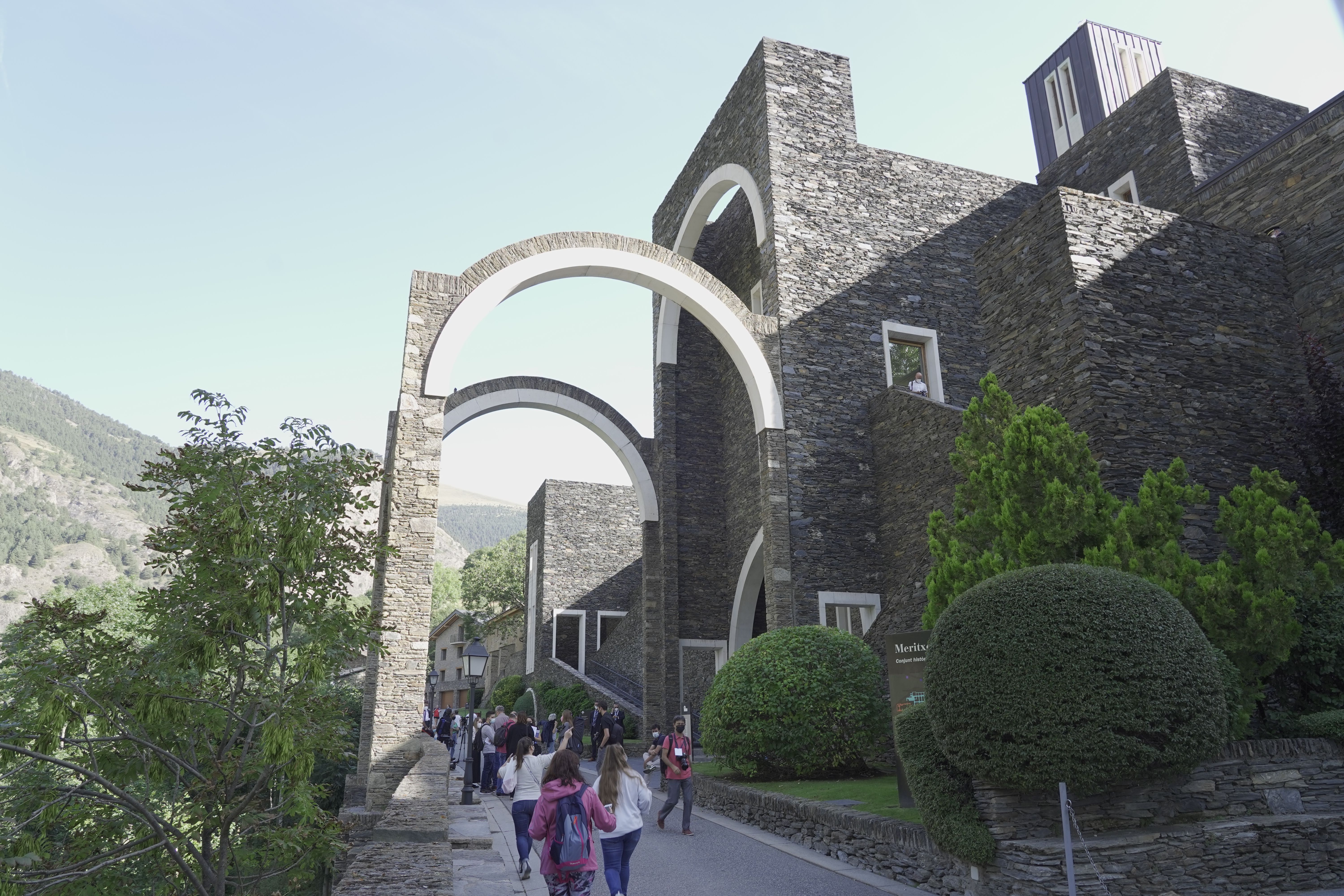 El recinte principal del santuari de Meritxell.