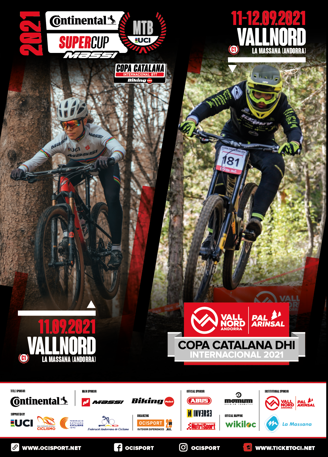 Cartell de la Copa Catalana a Vallnord - Pal Arinsal