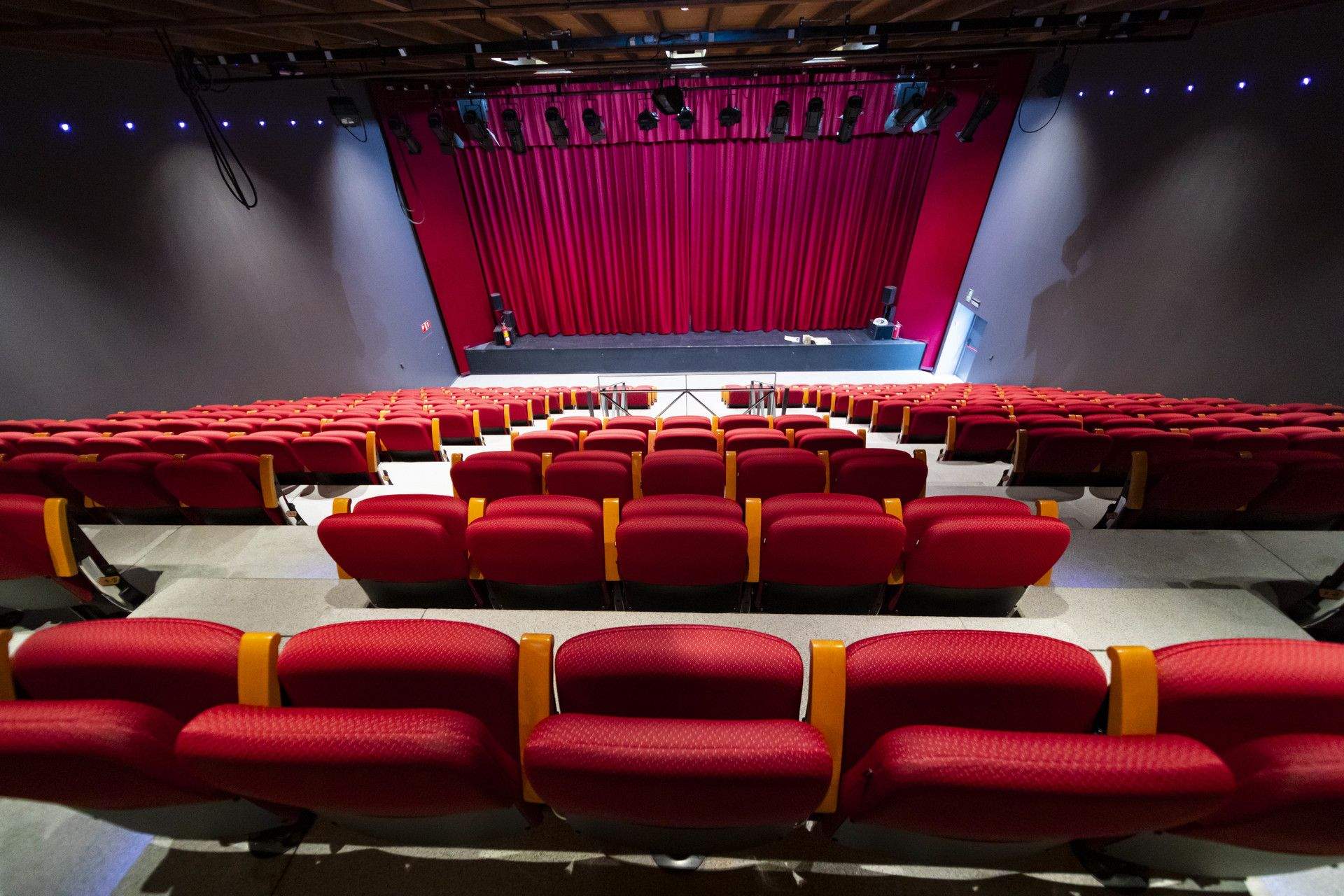 La platea del Teatre Comunal.