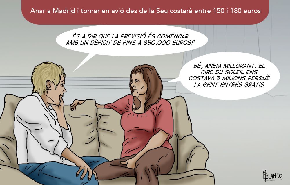 Valorant el concurs per la línia aèria fins a Madrid.