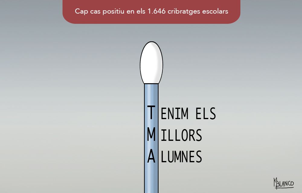 Excel·lent dades en el cribratge escolar.