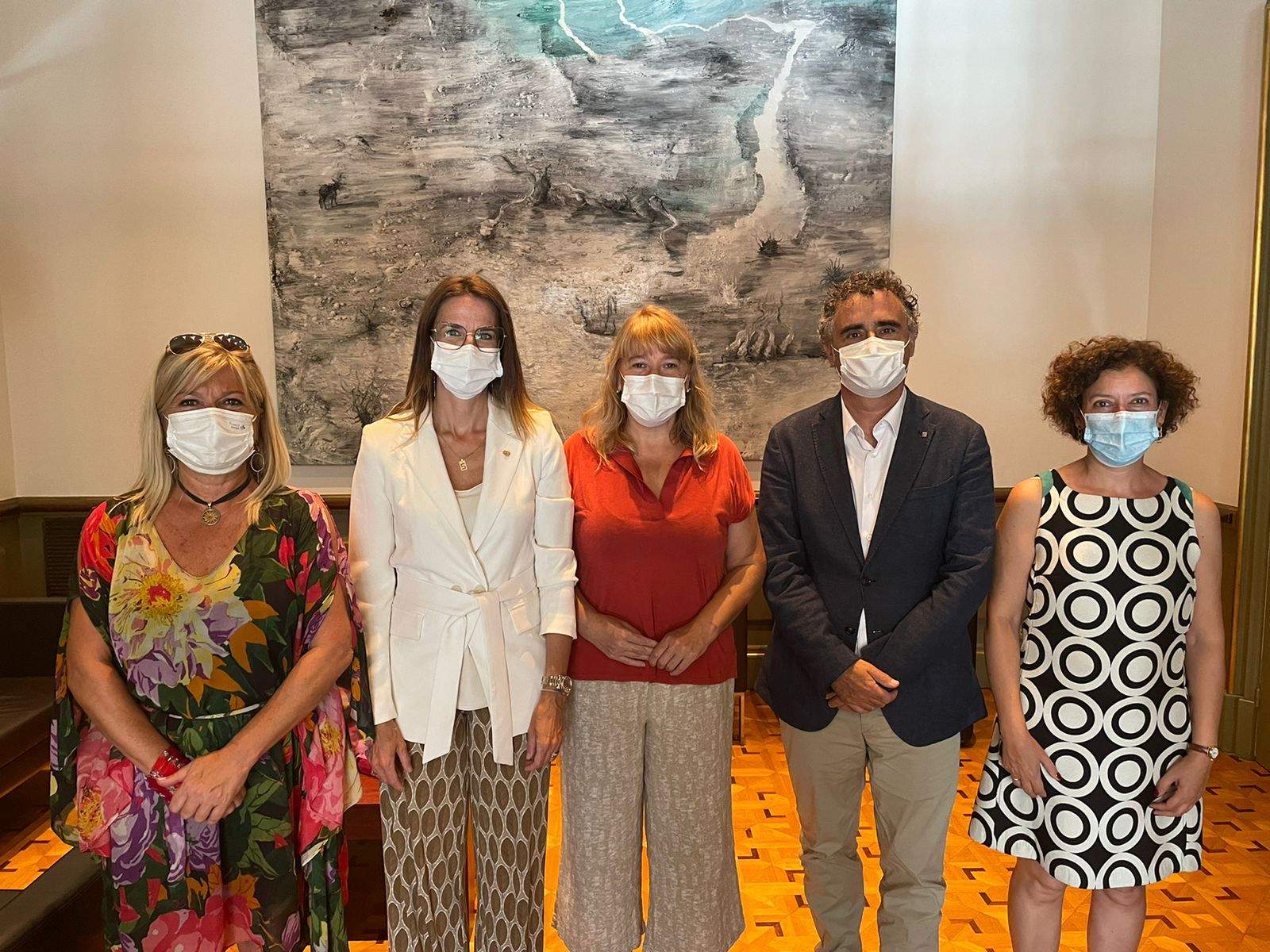 Trobada entre dirigents culturals andorrans i catalans.