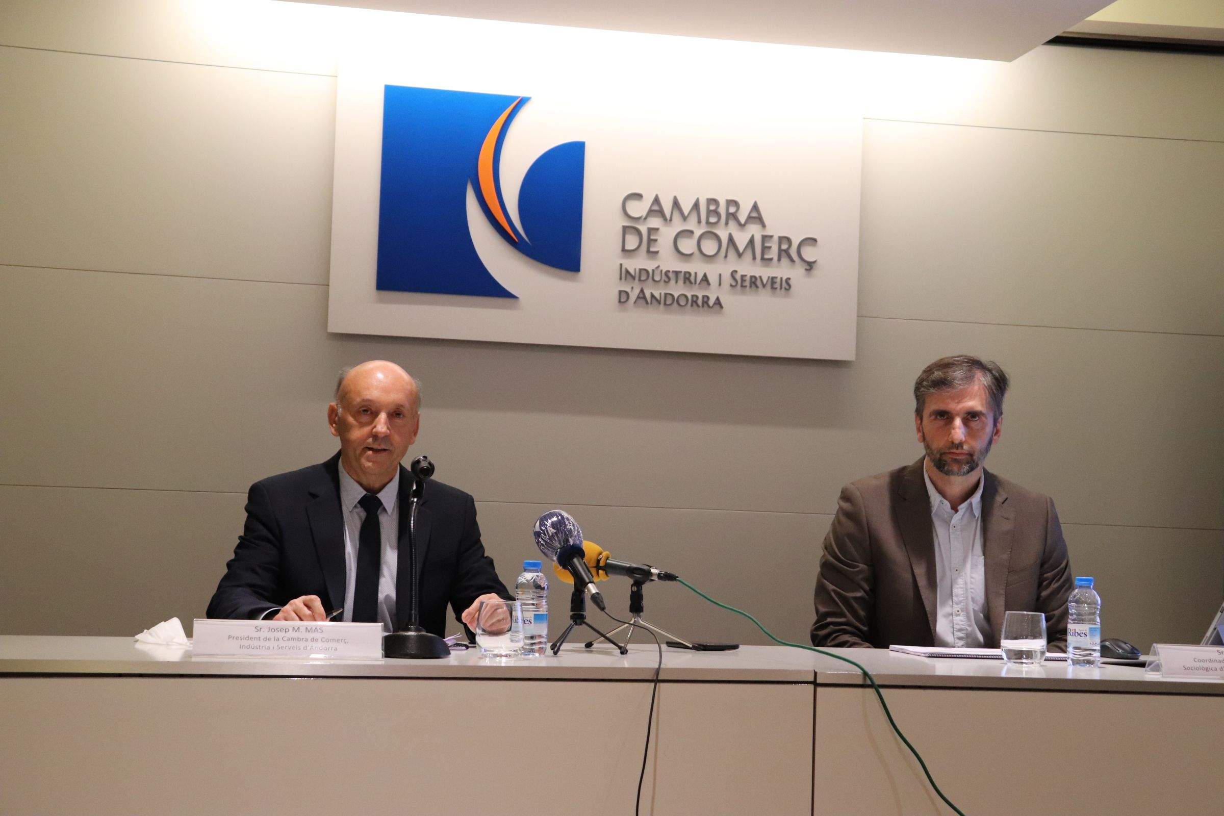 Presentació de la tercera enquesta de la Cambra de Comerç i Andorra Recerca + Innovació