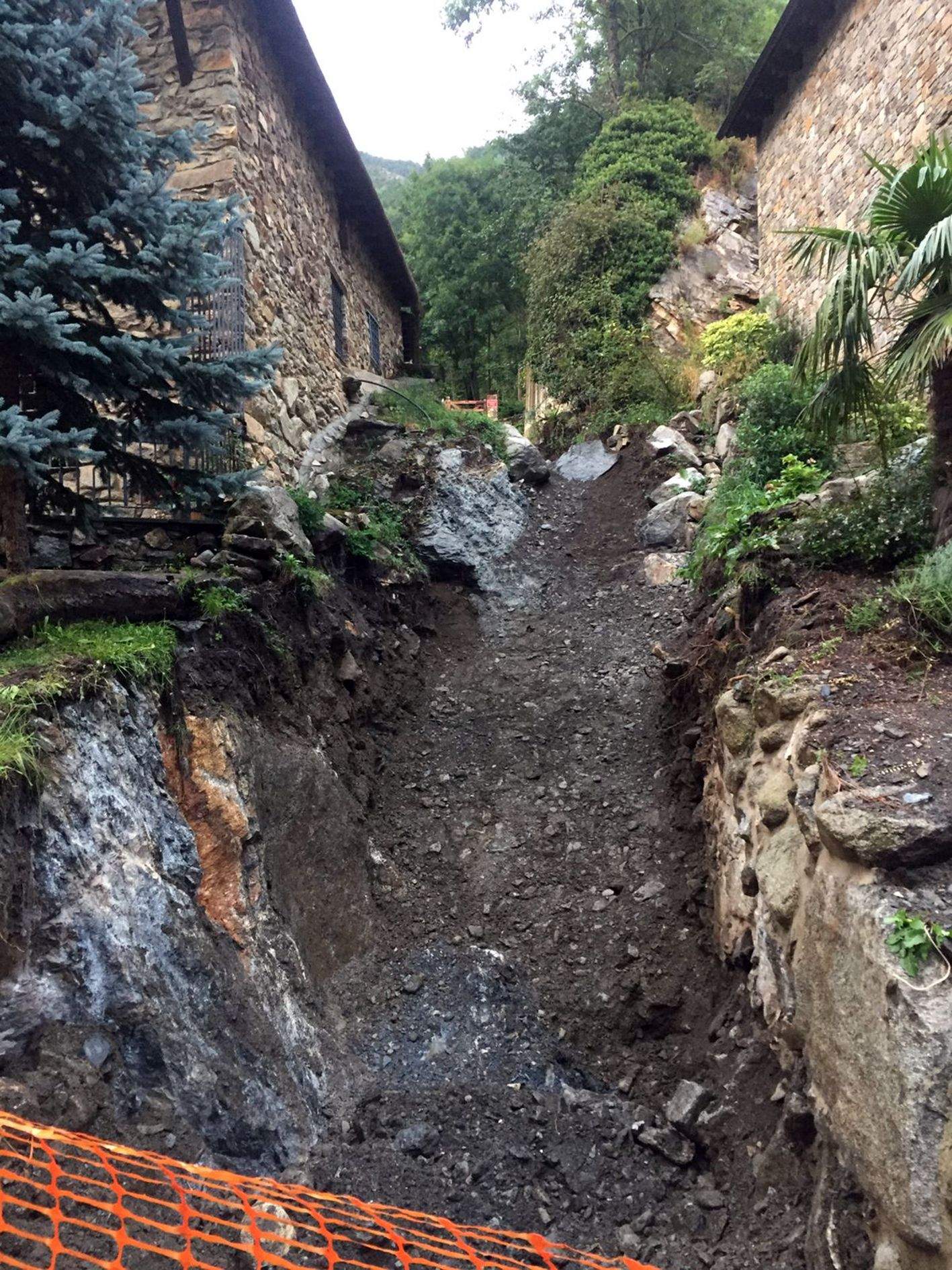 Estat del riu d'Aixàs després de les primeres actuacions que s'hi han fet.