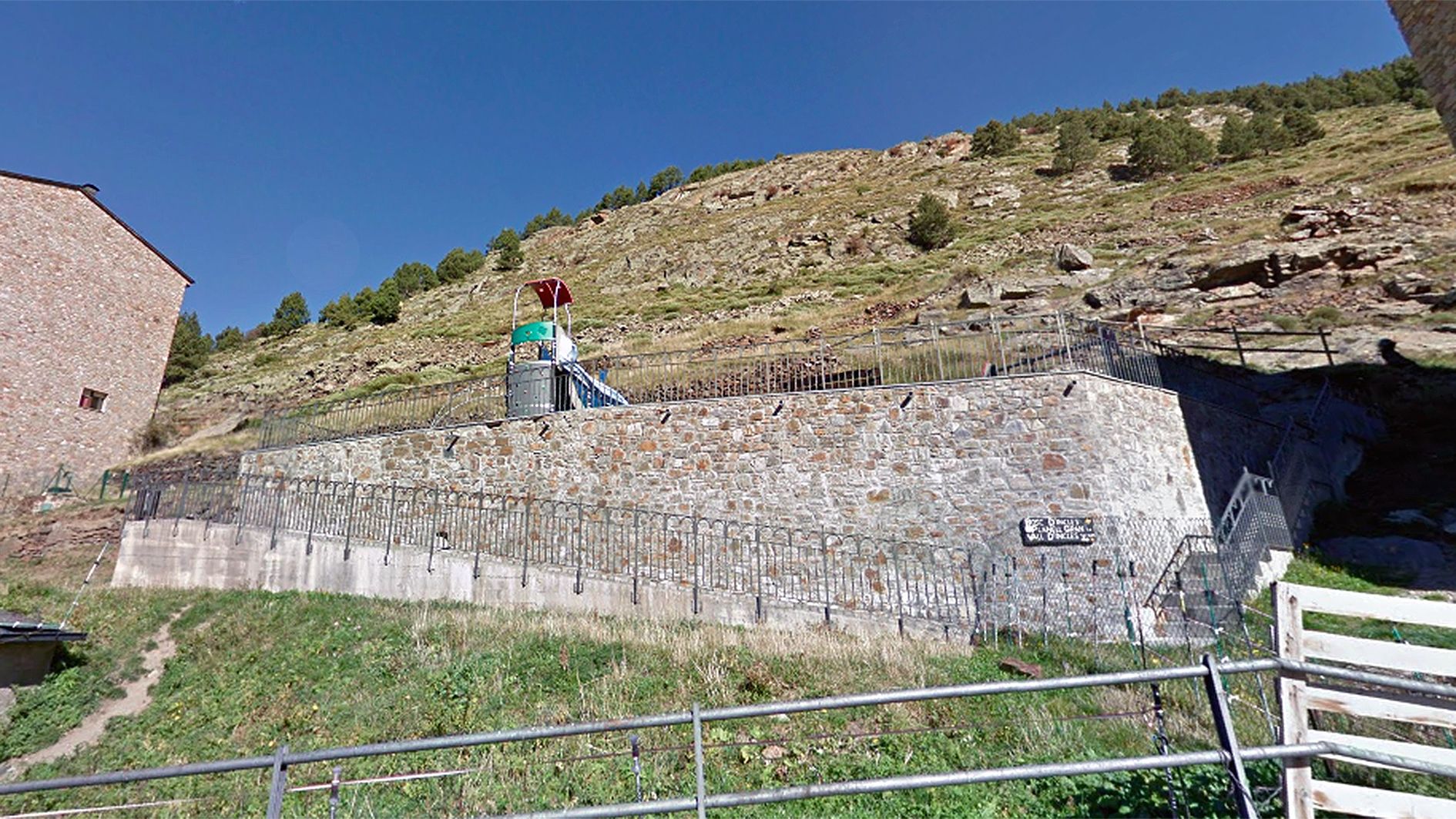 Una imatge del parc infantil de Soldeu.