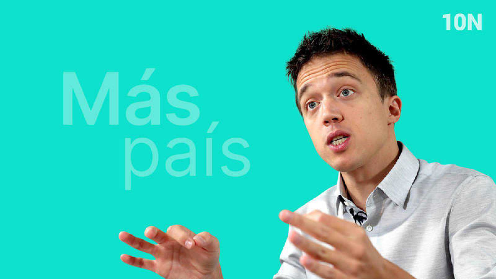 Íñigo Errejón, líder de Más País. Íñigo Errejón, líder de Más País.