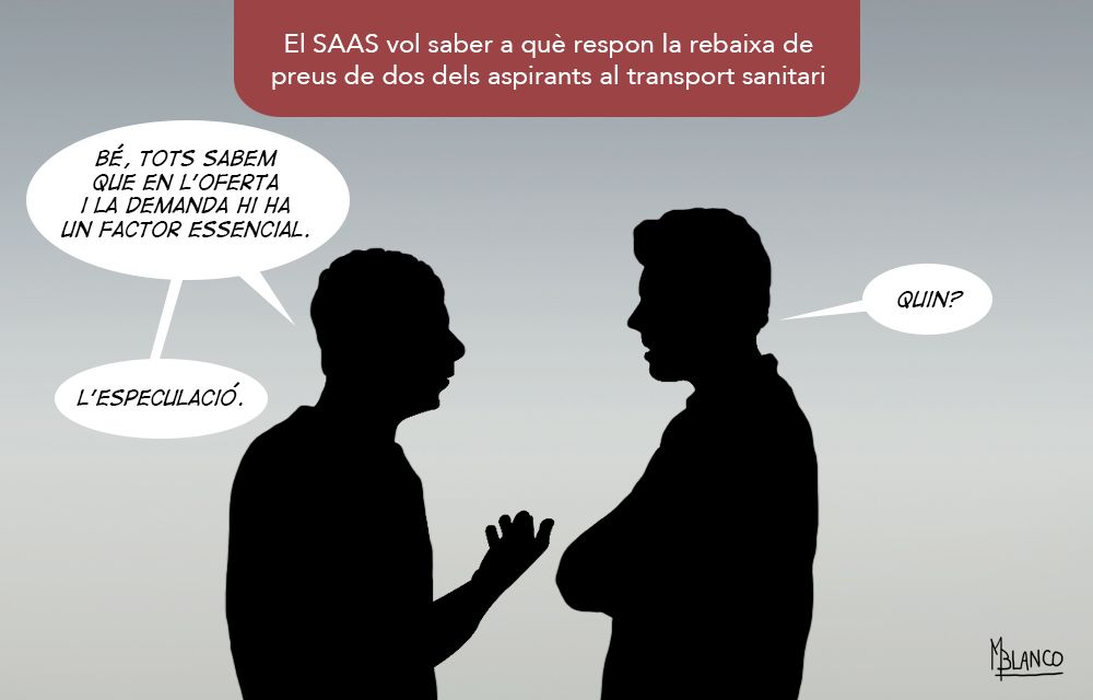 El concurs del transport sanitari.