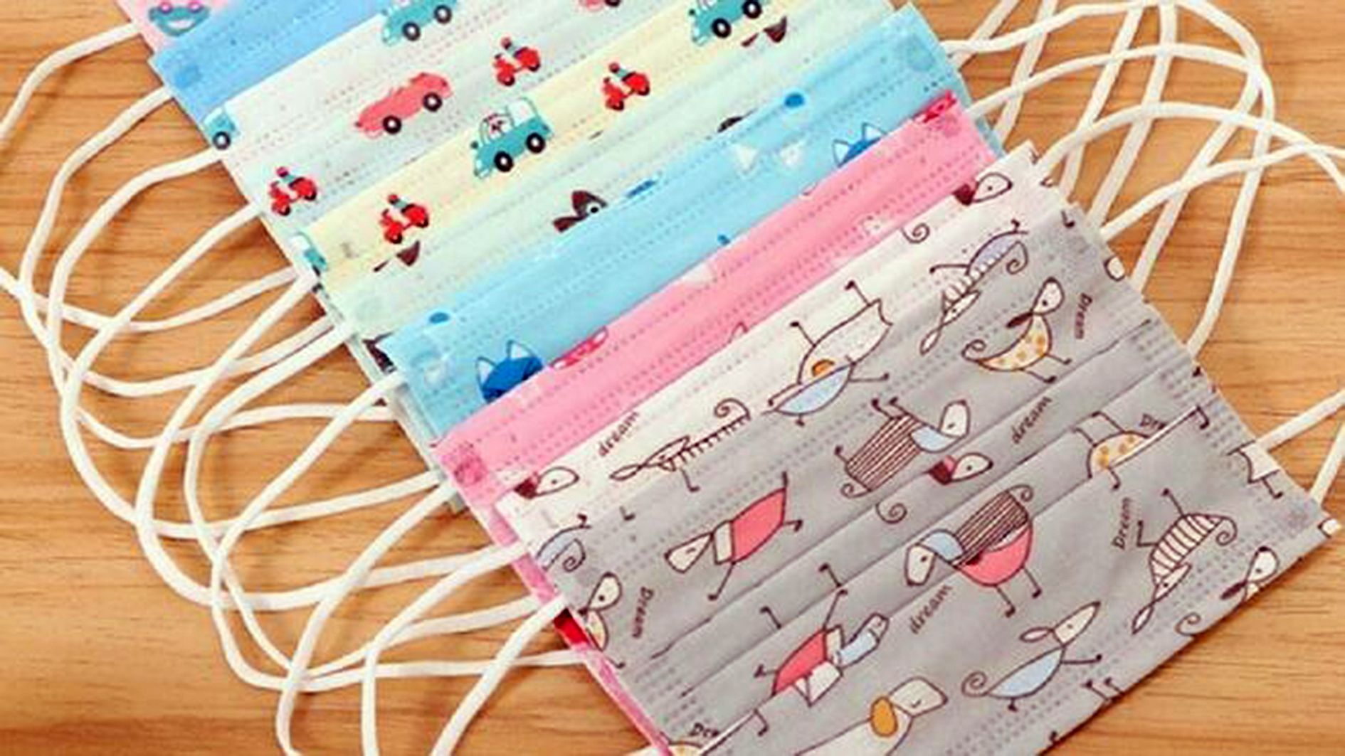 Mascaretes infantils.