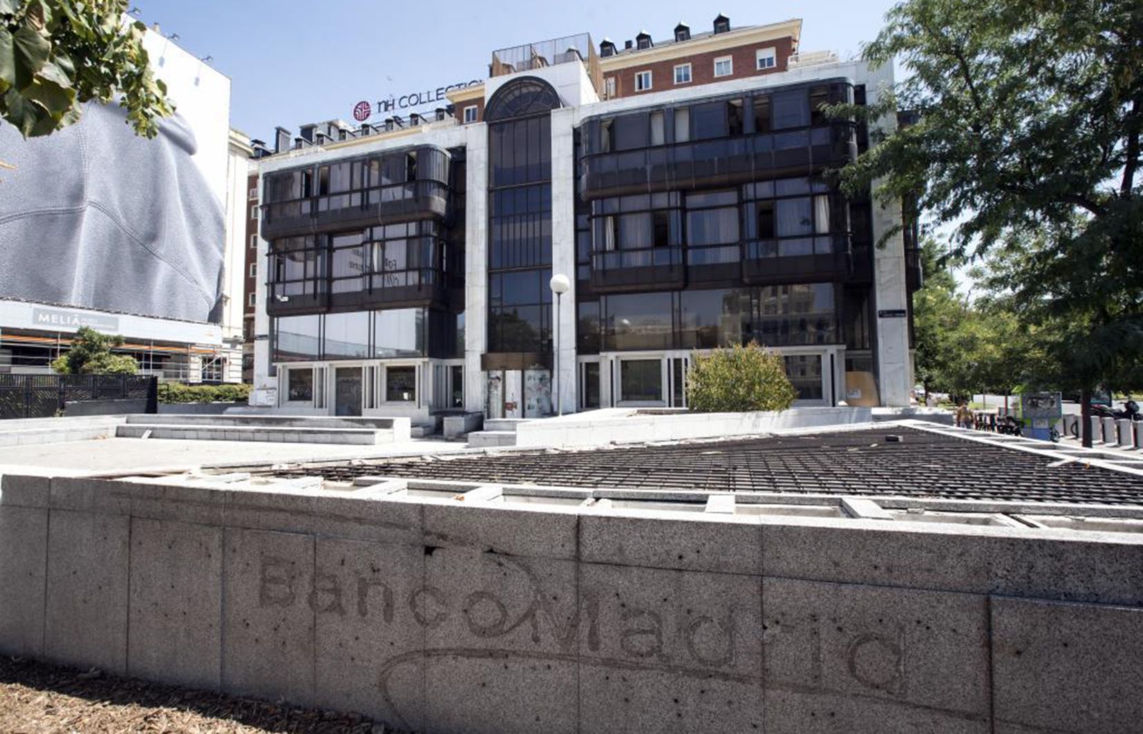 Una imatge de la seu de Banco Madrid.
