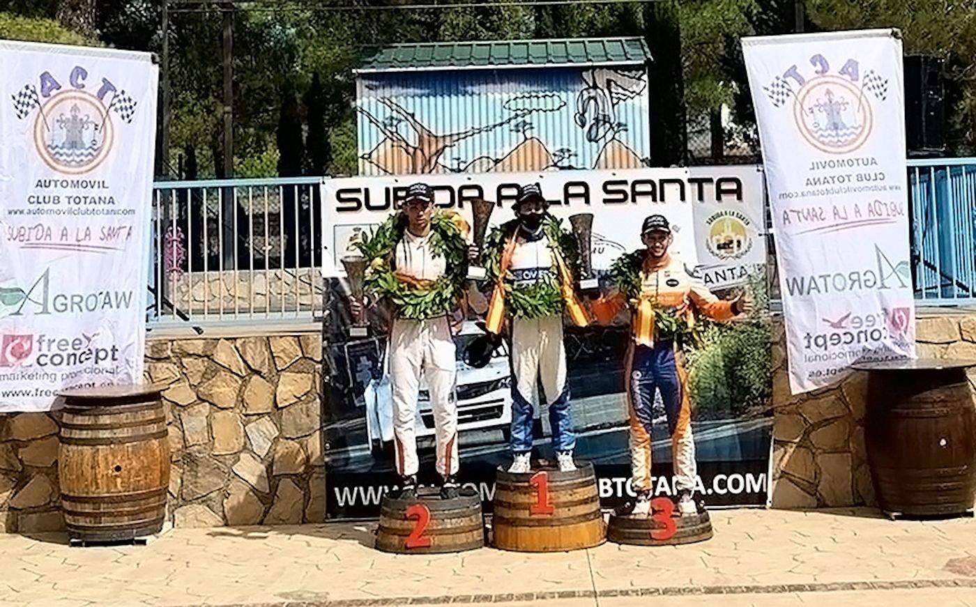 El podi absolut de la prova, amb Montellà segon i Ferré tercer.