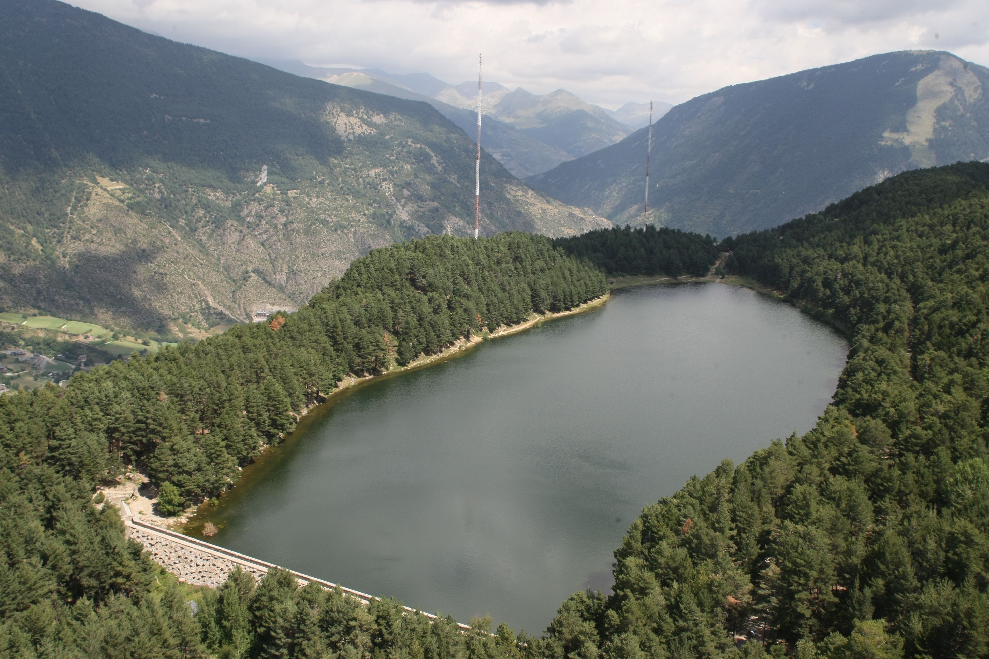 El llac d'Engolasters.