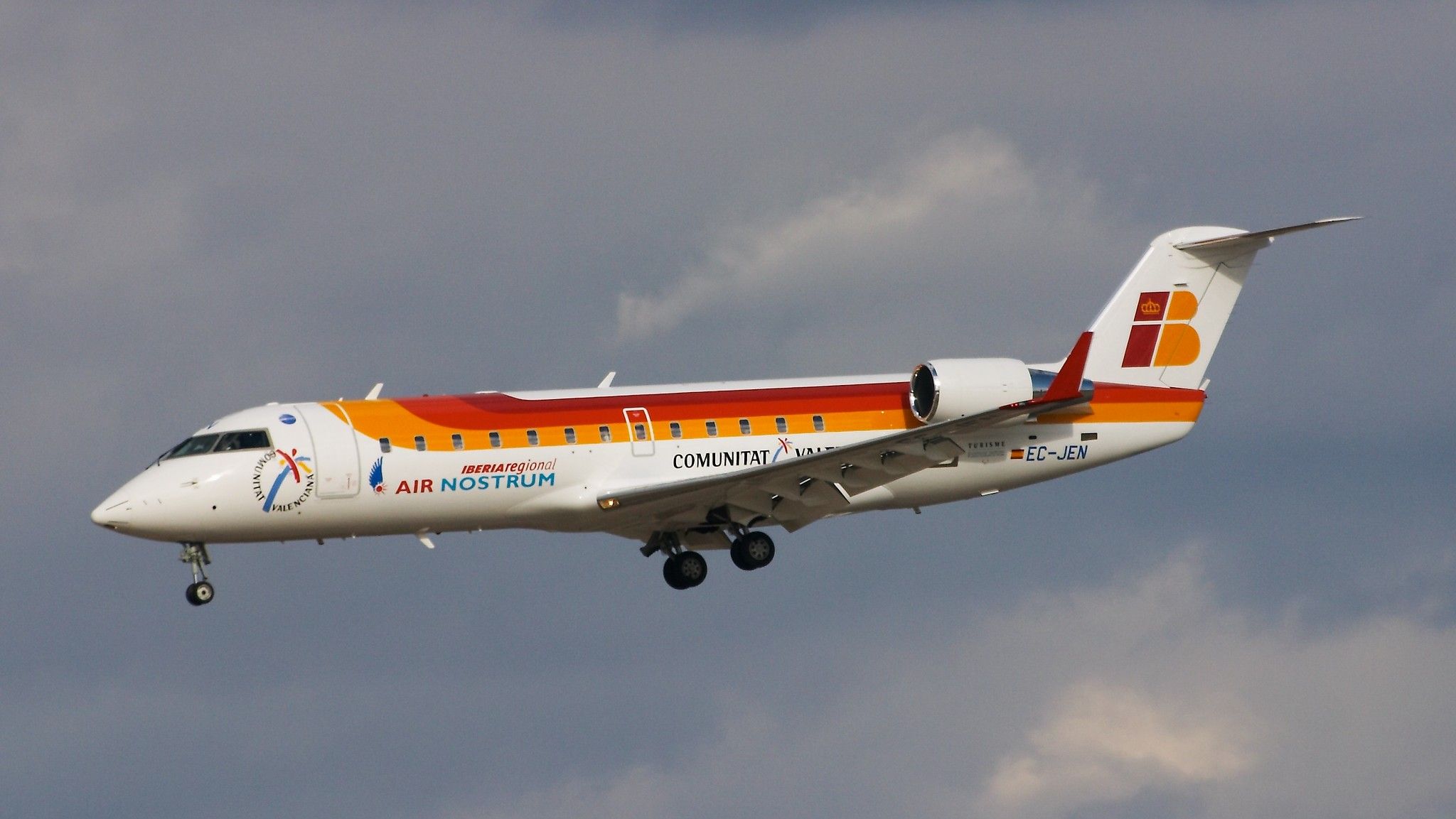 Un dels avions d'Air Nostrum.