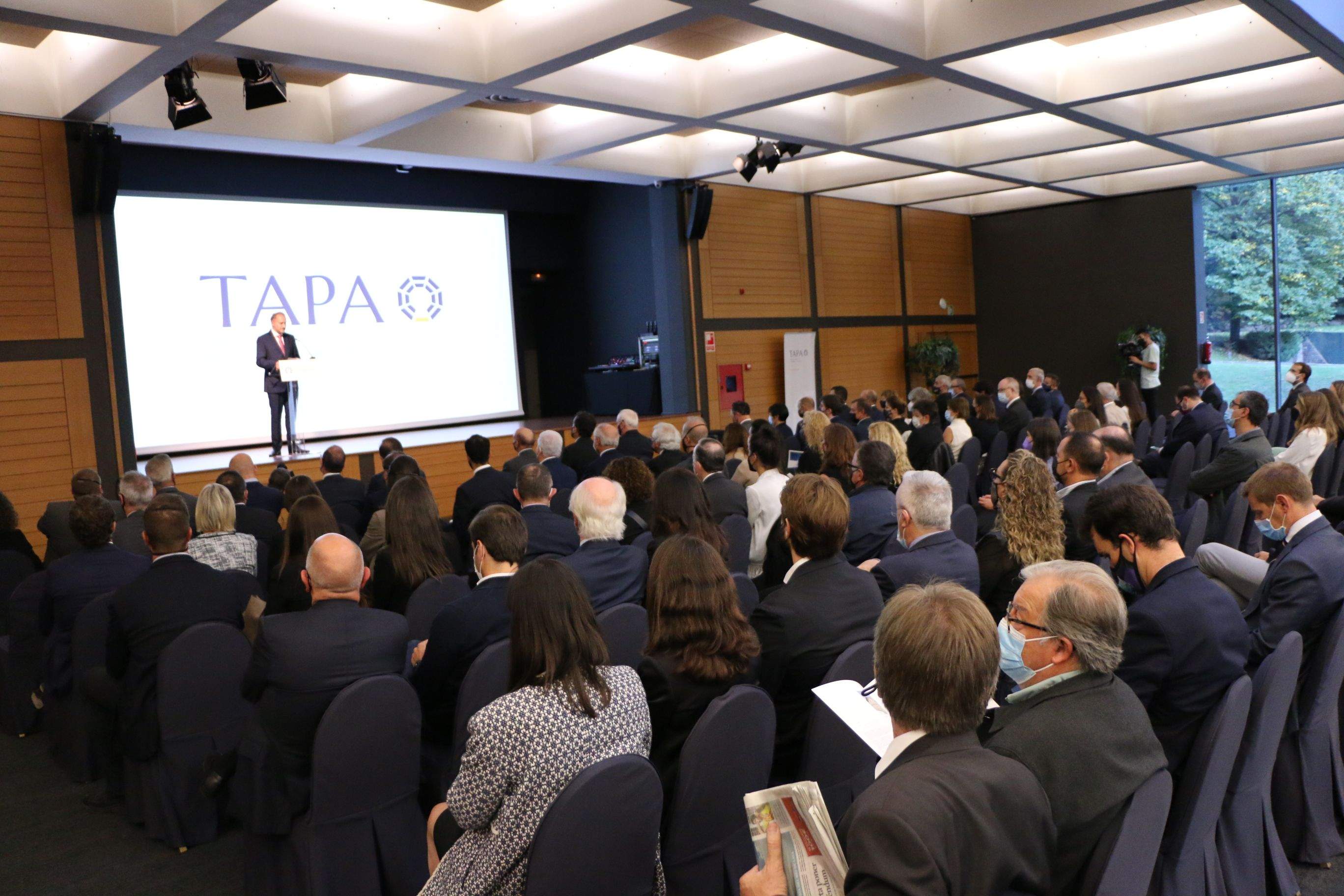 Un instant de l'acte de presentació del TAPA.