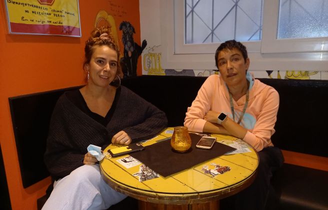 Carla Guillot i Marisa Santos.