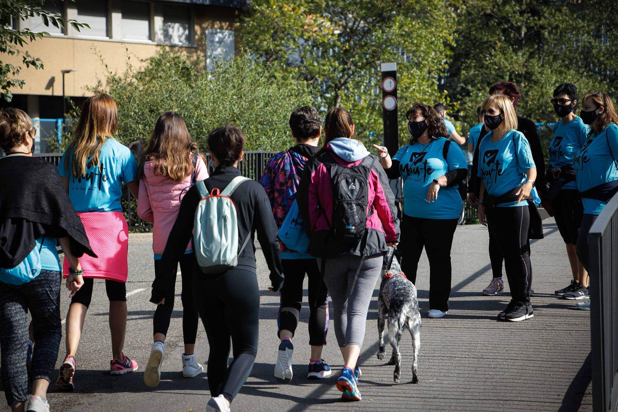 Participants en la marxa a Andorra la Vella.