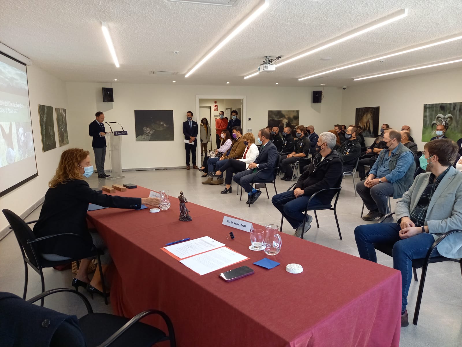 Espot intervé en l'acte de celebració del patró dels banders.