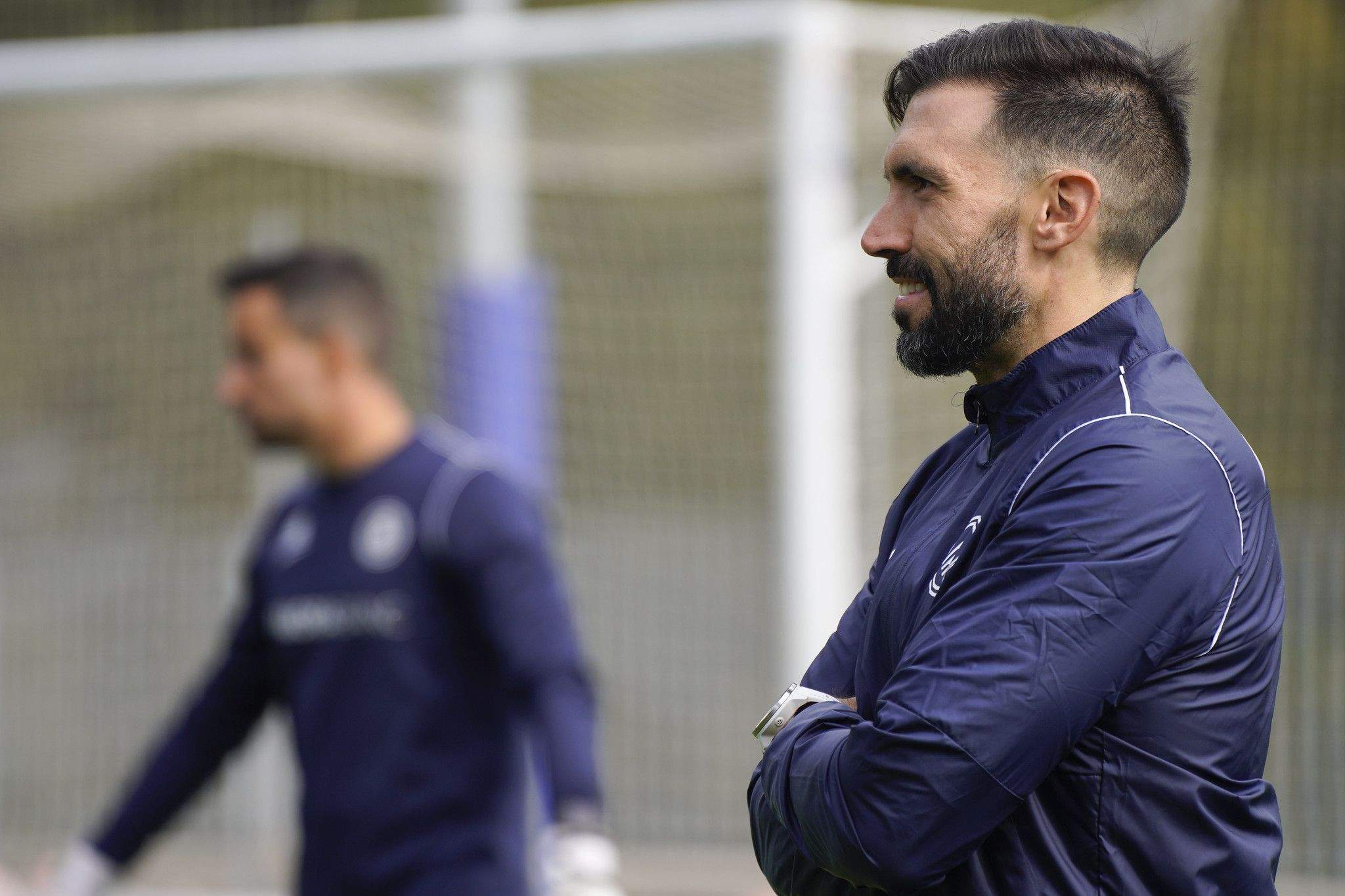 L'entrenador de l'FC Andorra, Eder Sarabia.