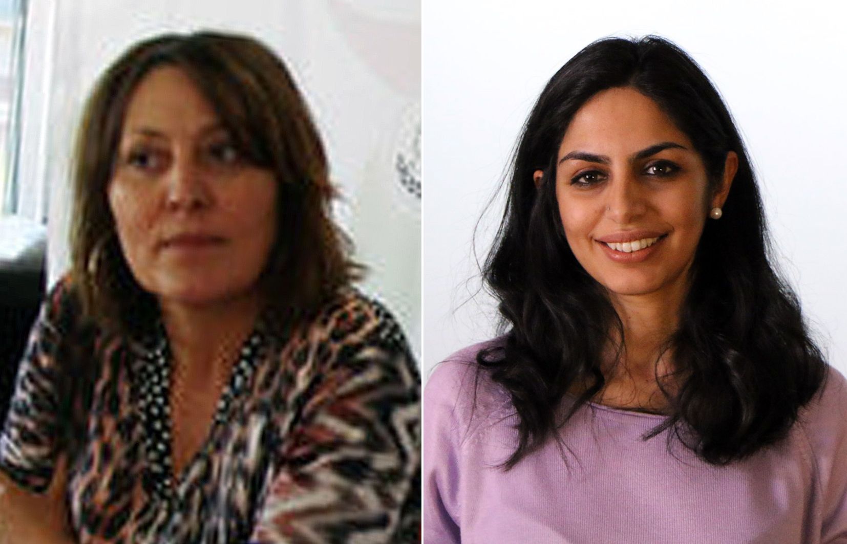 Núria López (esquerra) i Resma Punjabi.