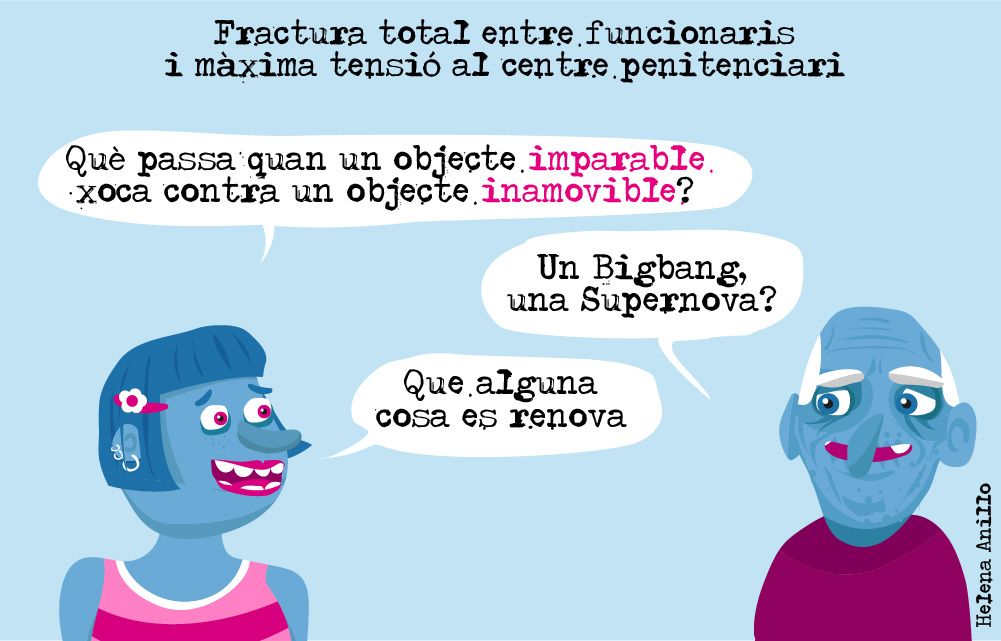 Fractura total a la presó.