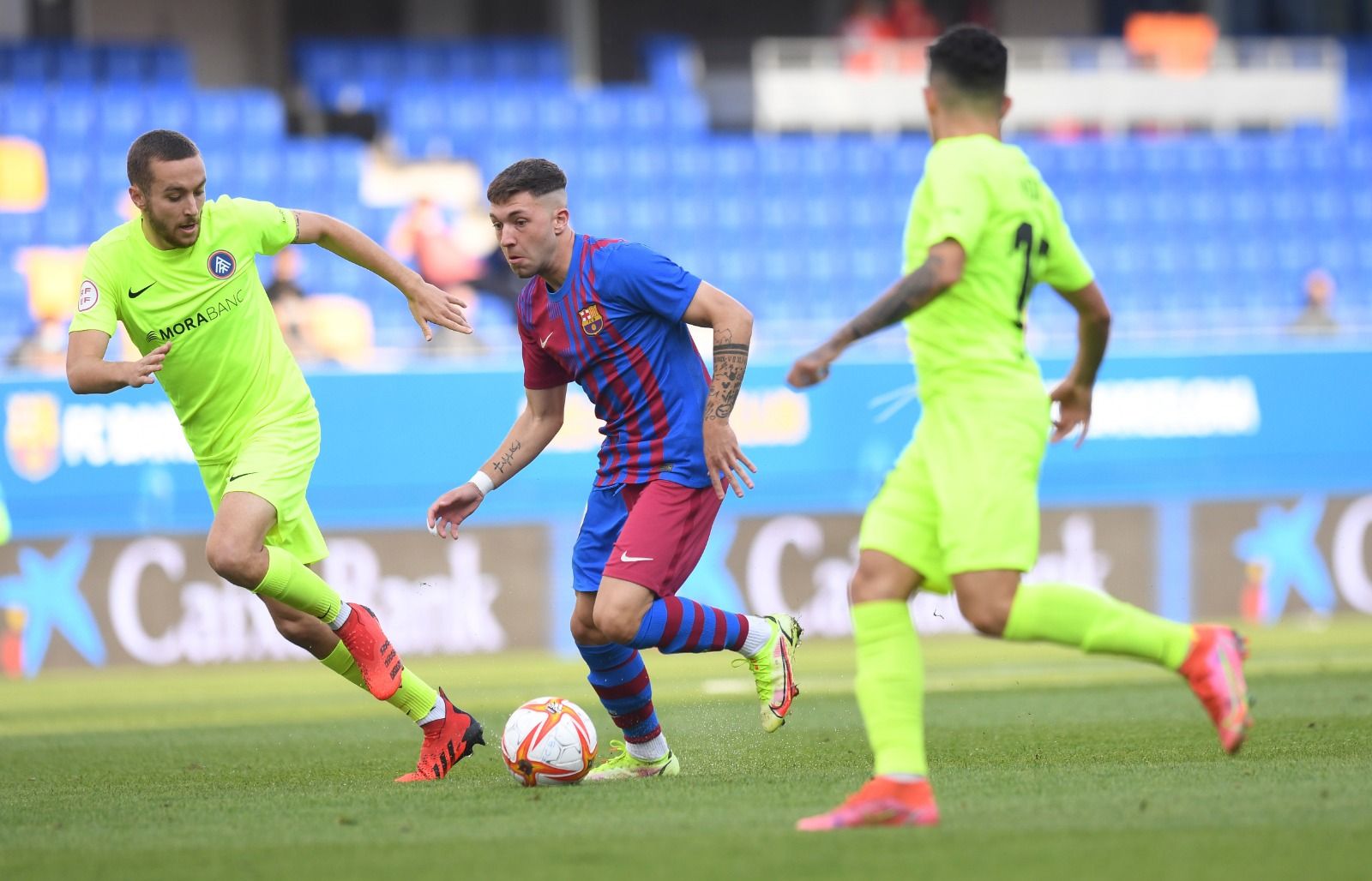 Un instant del duel.