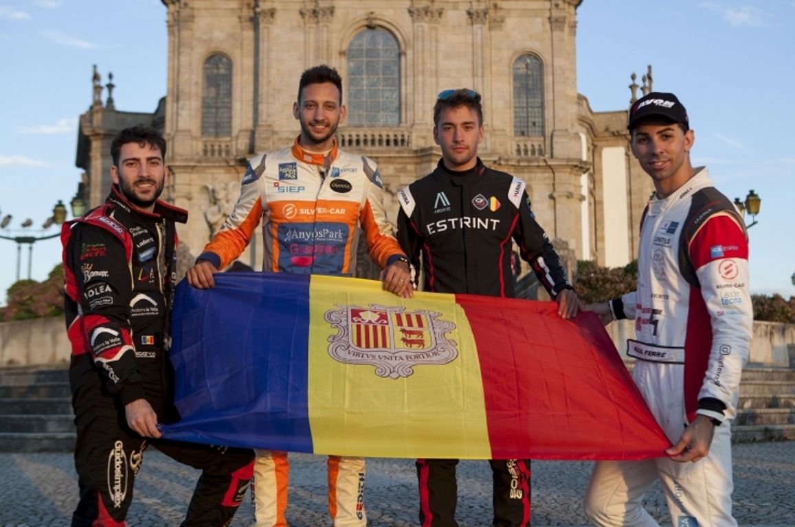 L'equip andorrà amb Muxella Montellà Solsona i Ferré.