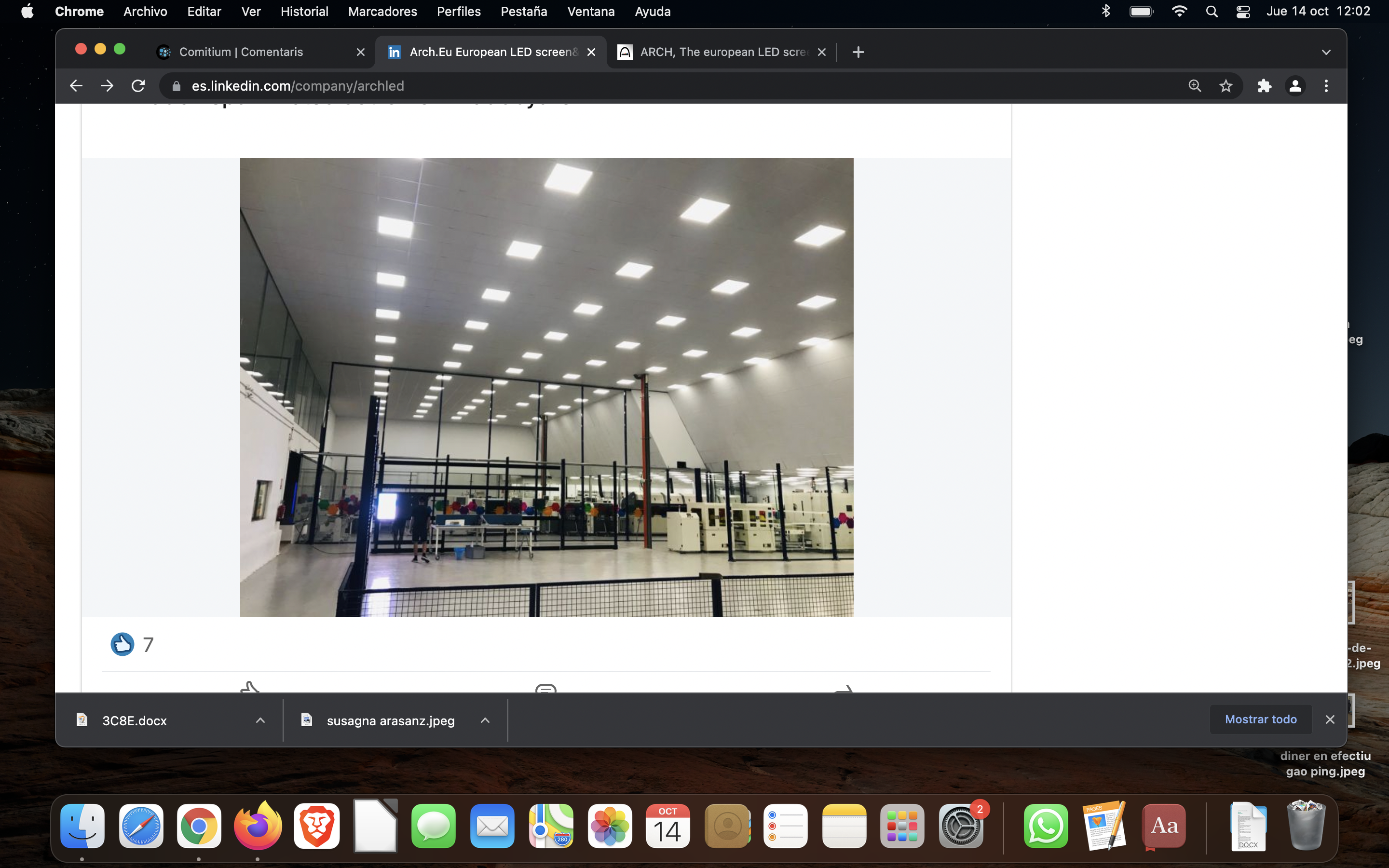 Una imatge de les actuals instal·lacions d'Arch Led a Vilanova i la Geltrú.