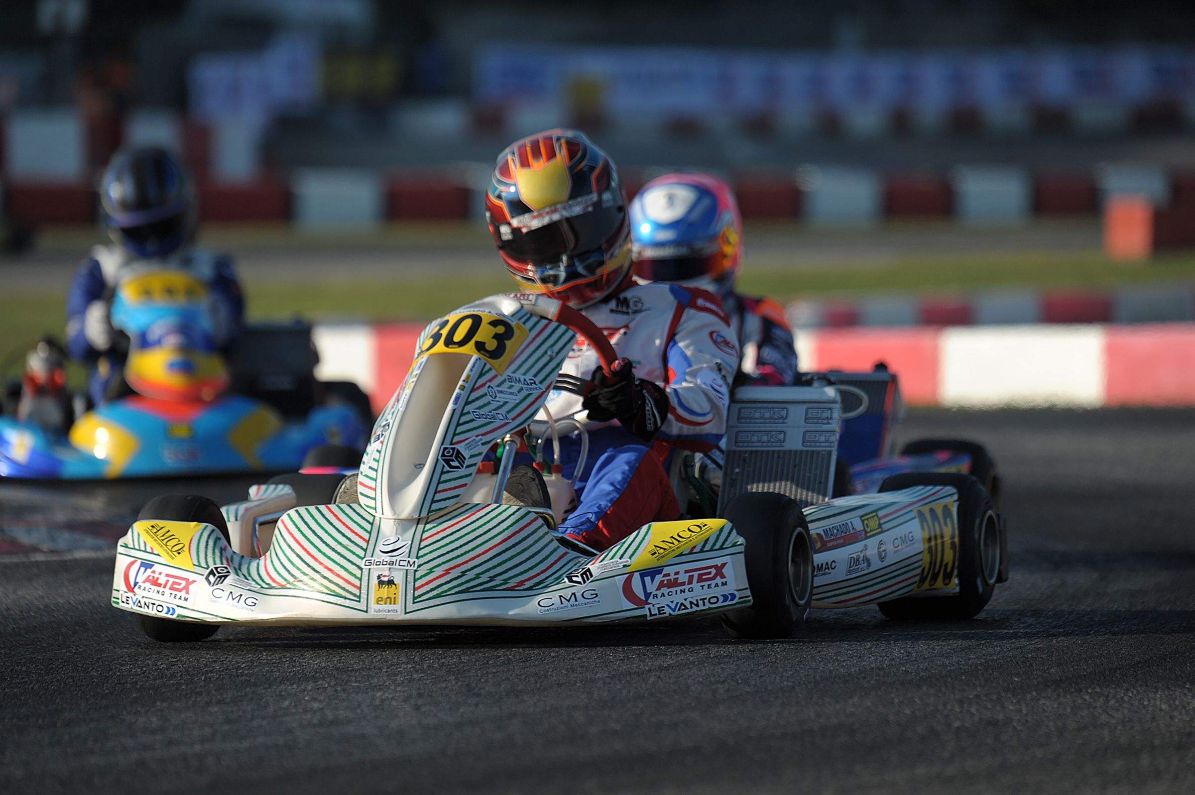 Àlex Machado en plena cursa.