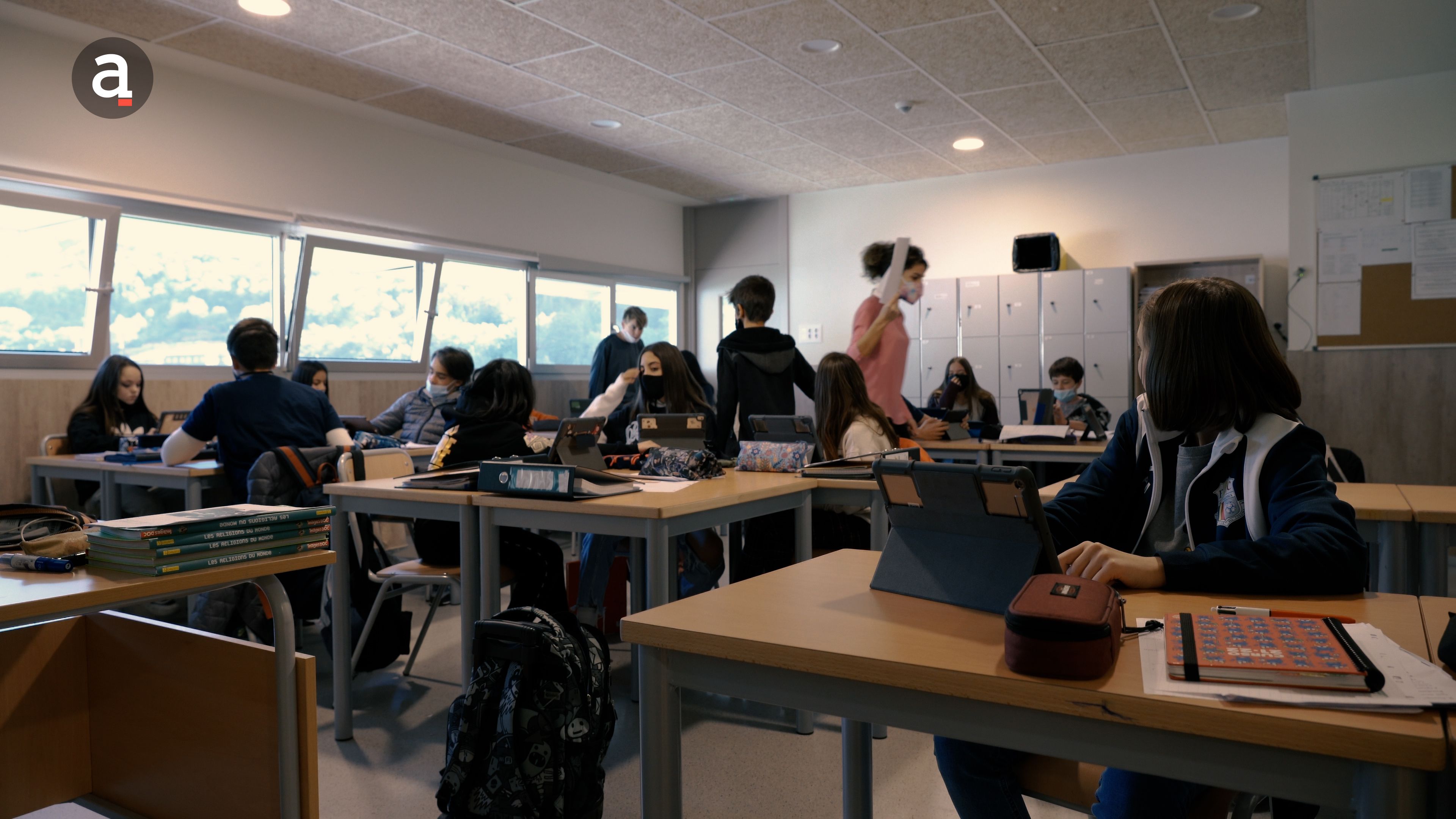 Alumnes en una classe de segona ensenyança. 