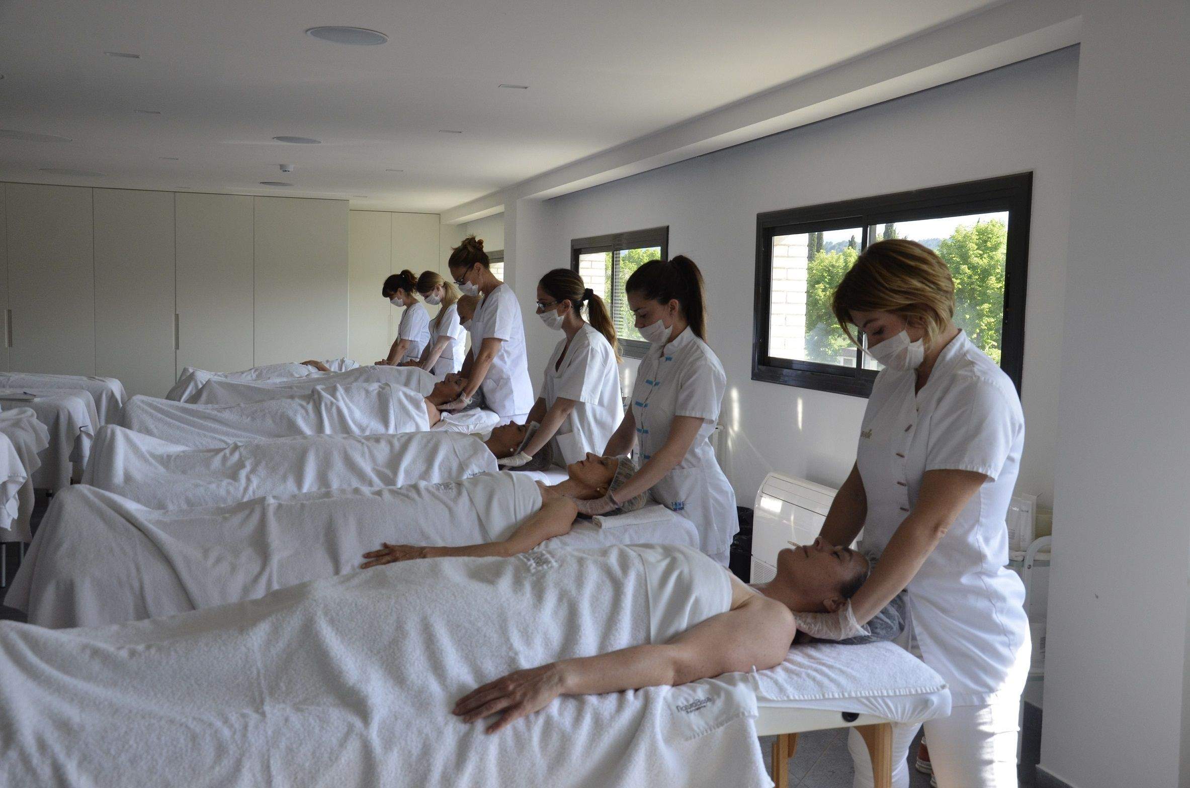Esteticistes de la Fundació Natura Bissé.
