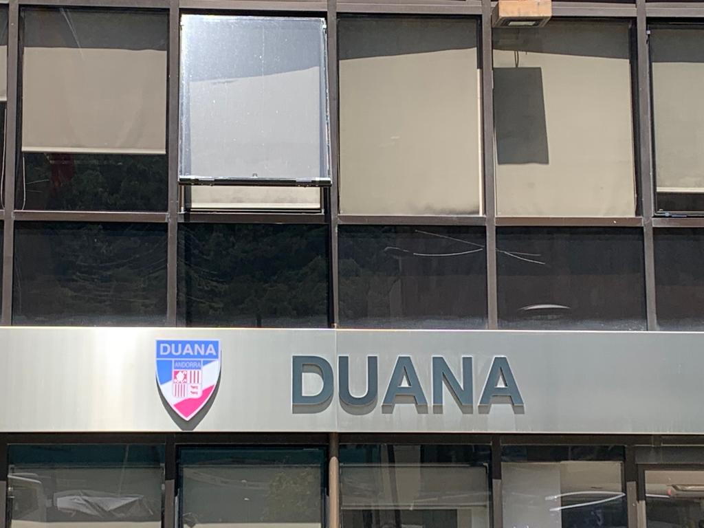 Les dependències del servei de duana a Escaldes.