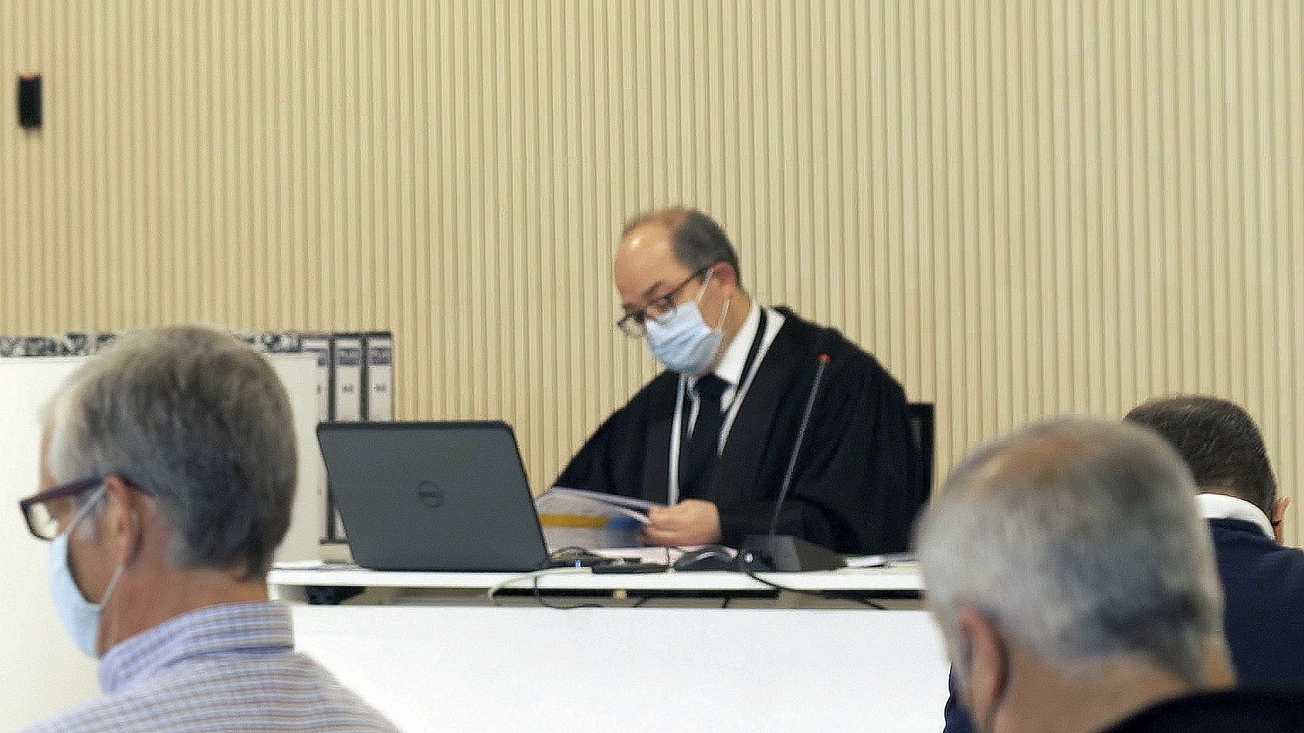 El fiscal general, Alfons Alberca, durant una de les sessions del judici. El fiscal general, Alfons Alberca, durant una de les sessions del judici.