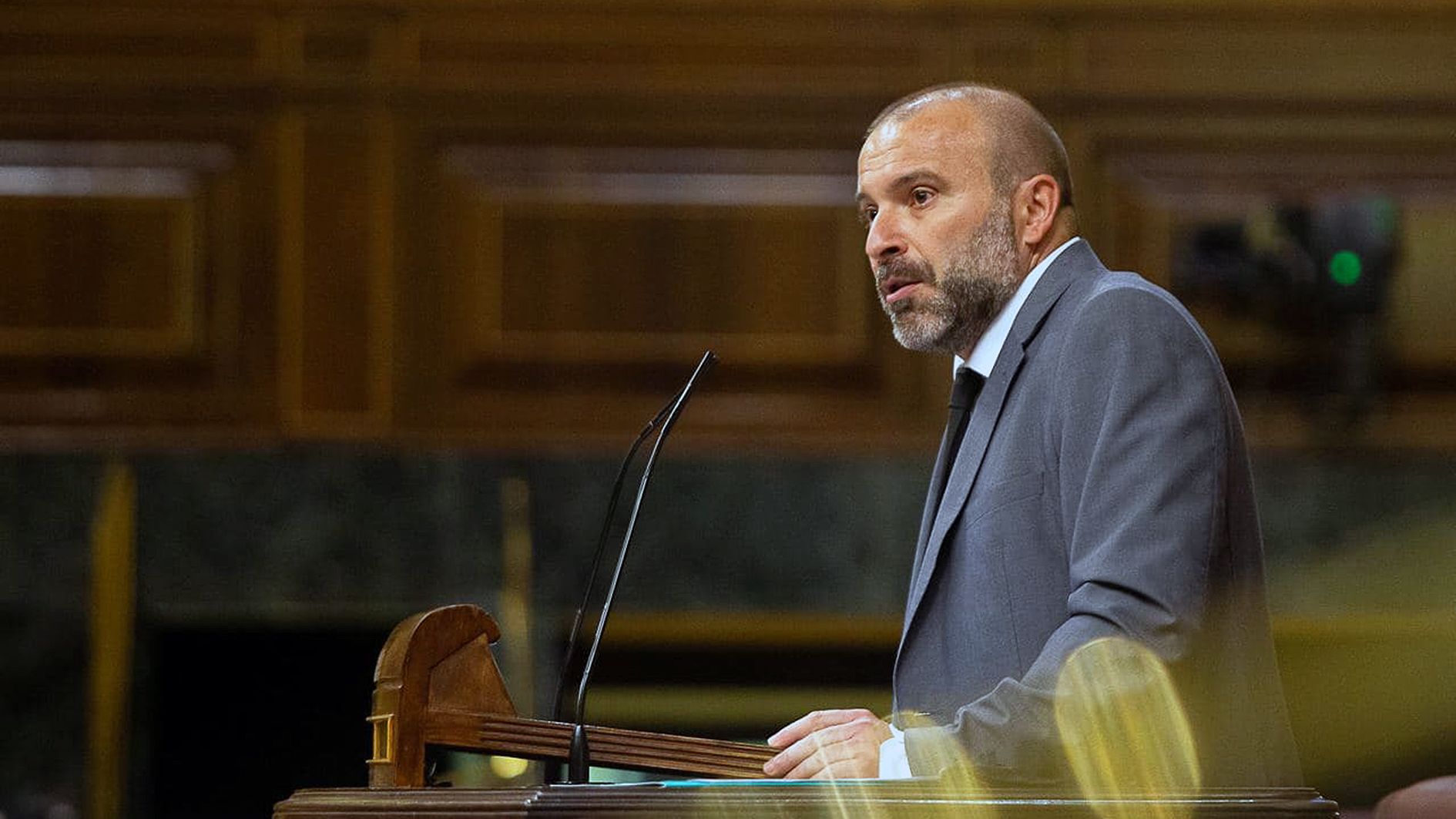 Josep Pagès durant una intervenció a la cambra espanyola.
