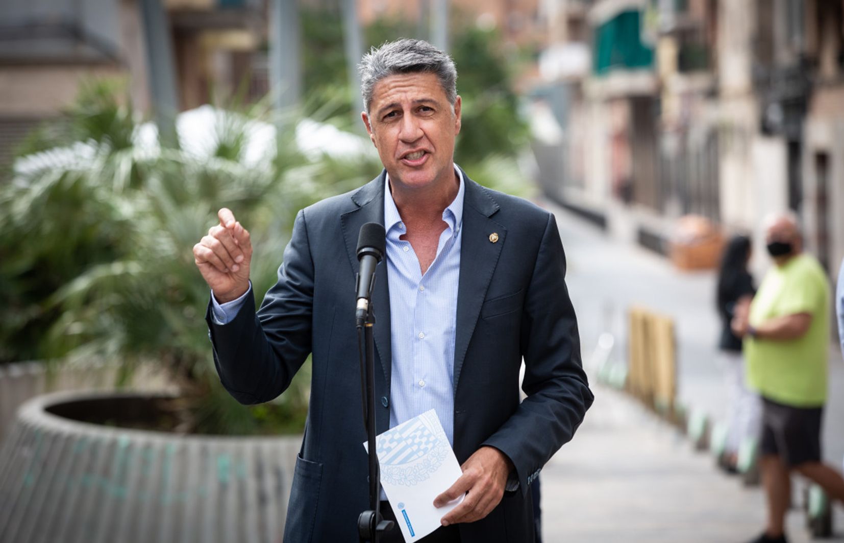 Xavier Garcia Albiol excusant-se.