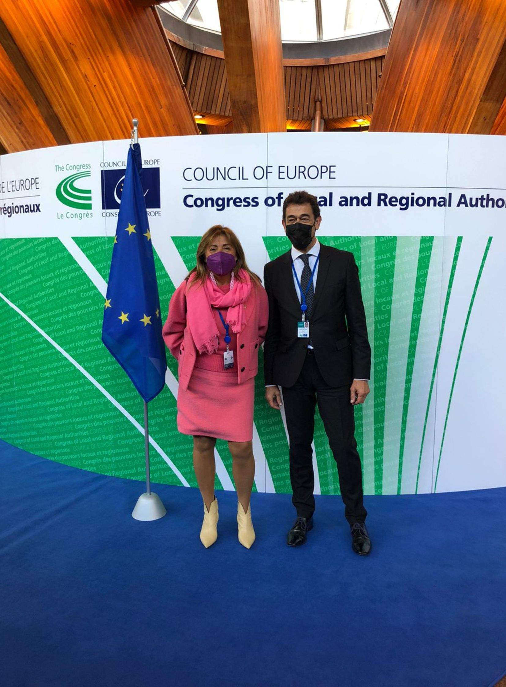 Conxita Marsol i Josep Àngel Mortés a Estrasburg,