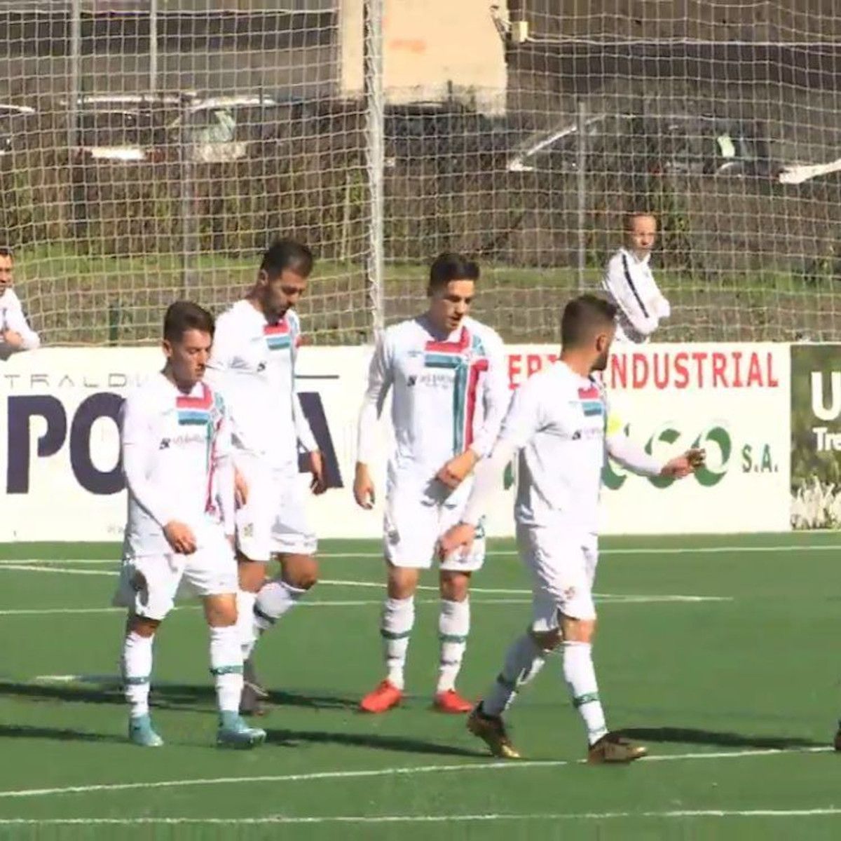 Jugadors de Lusitans en un dels partits de fa vàries temporades.