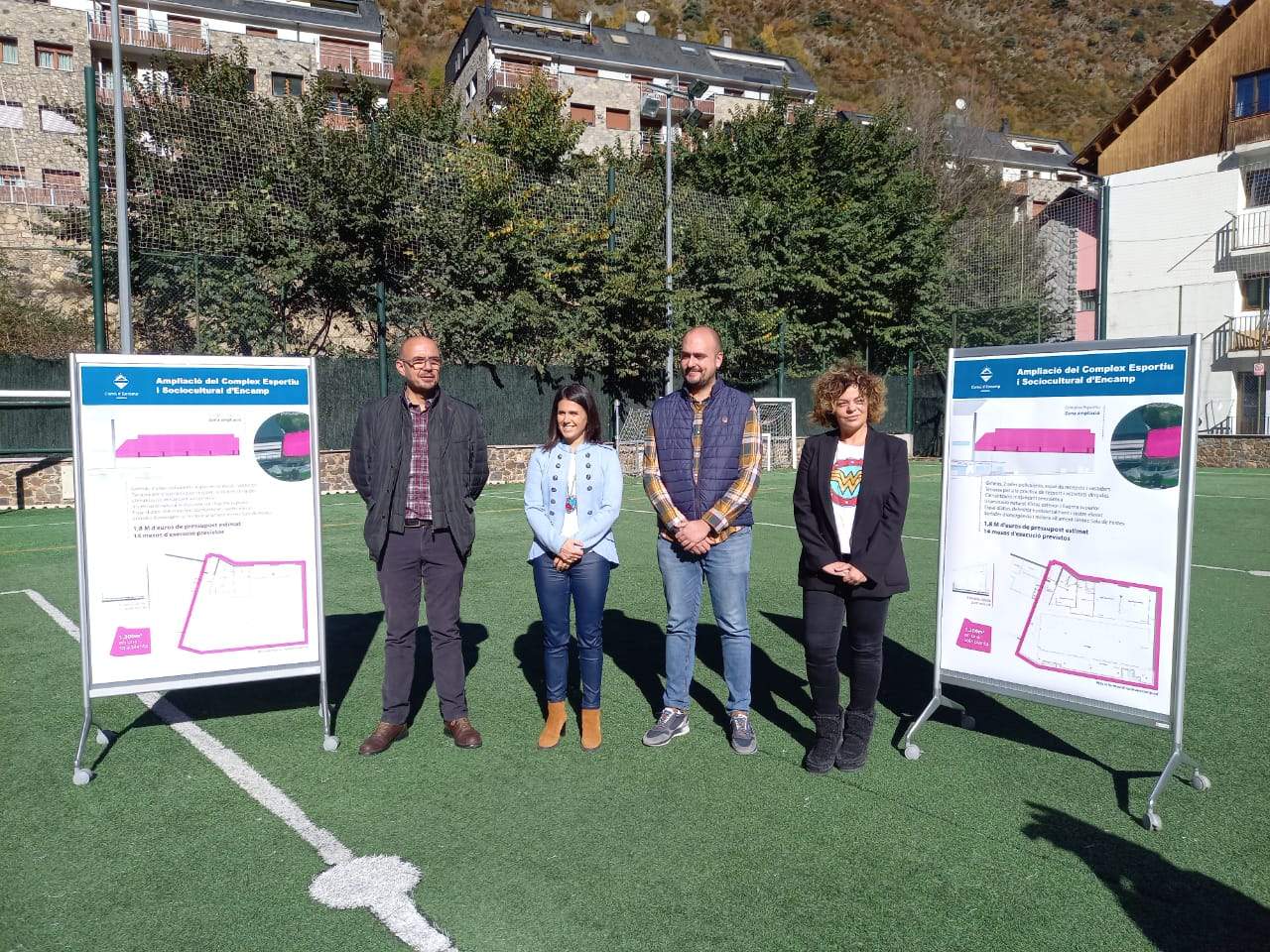 El projecte d'ampliació s'ha presentat al mateix lloc on es farà.
