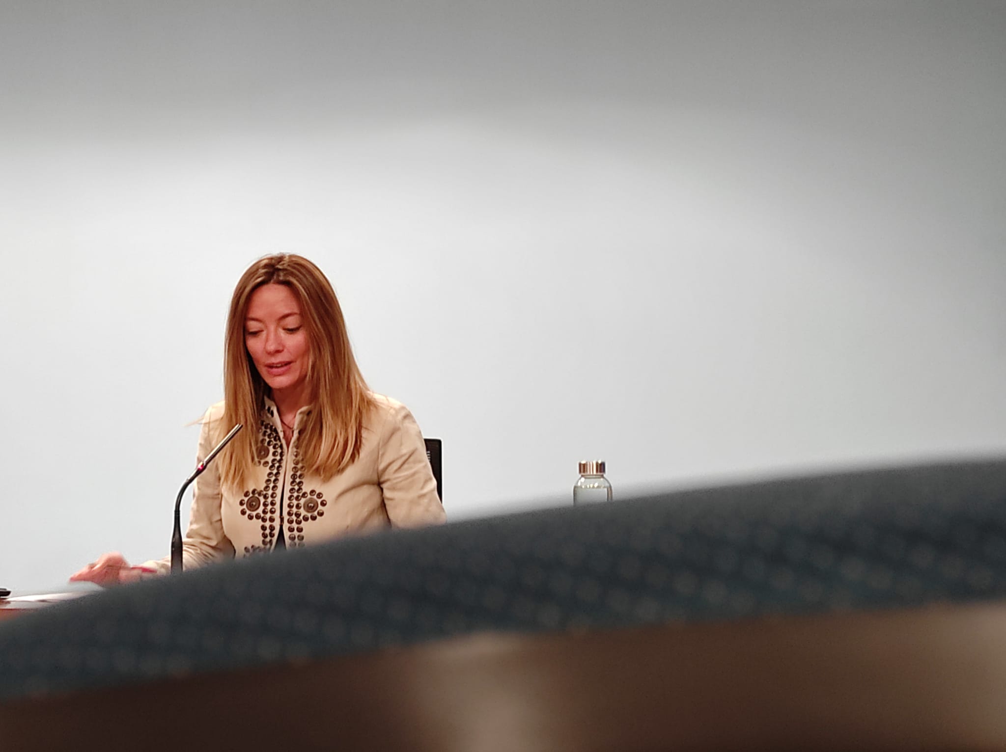 La secretària d'Estat de Salut, Helena Mas, ha fet l'actualització sanitària.