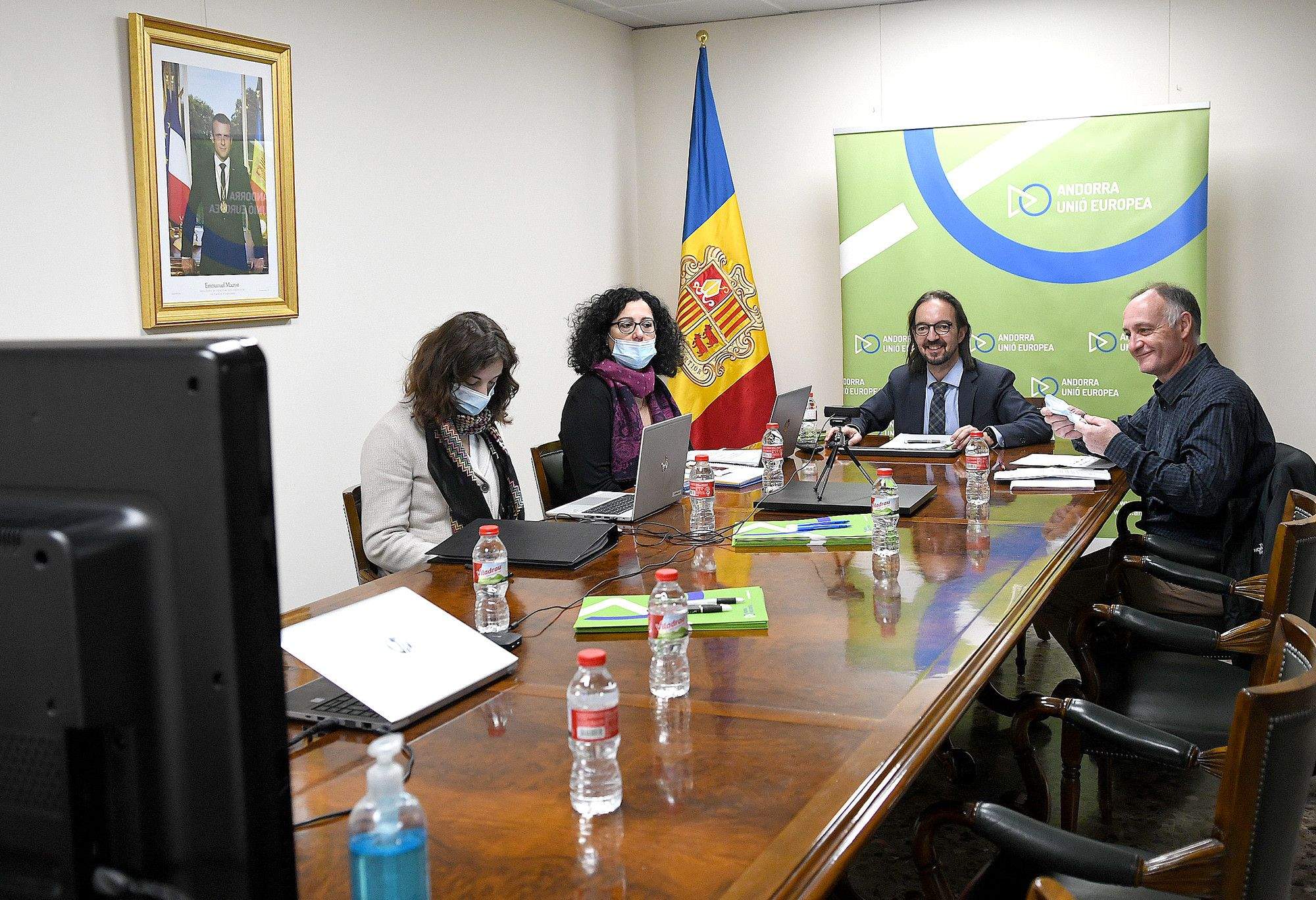 La trobada, a la que correspon aquesta imatge, s'ha fet aquest dijous de manera telemàtica.